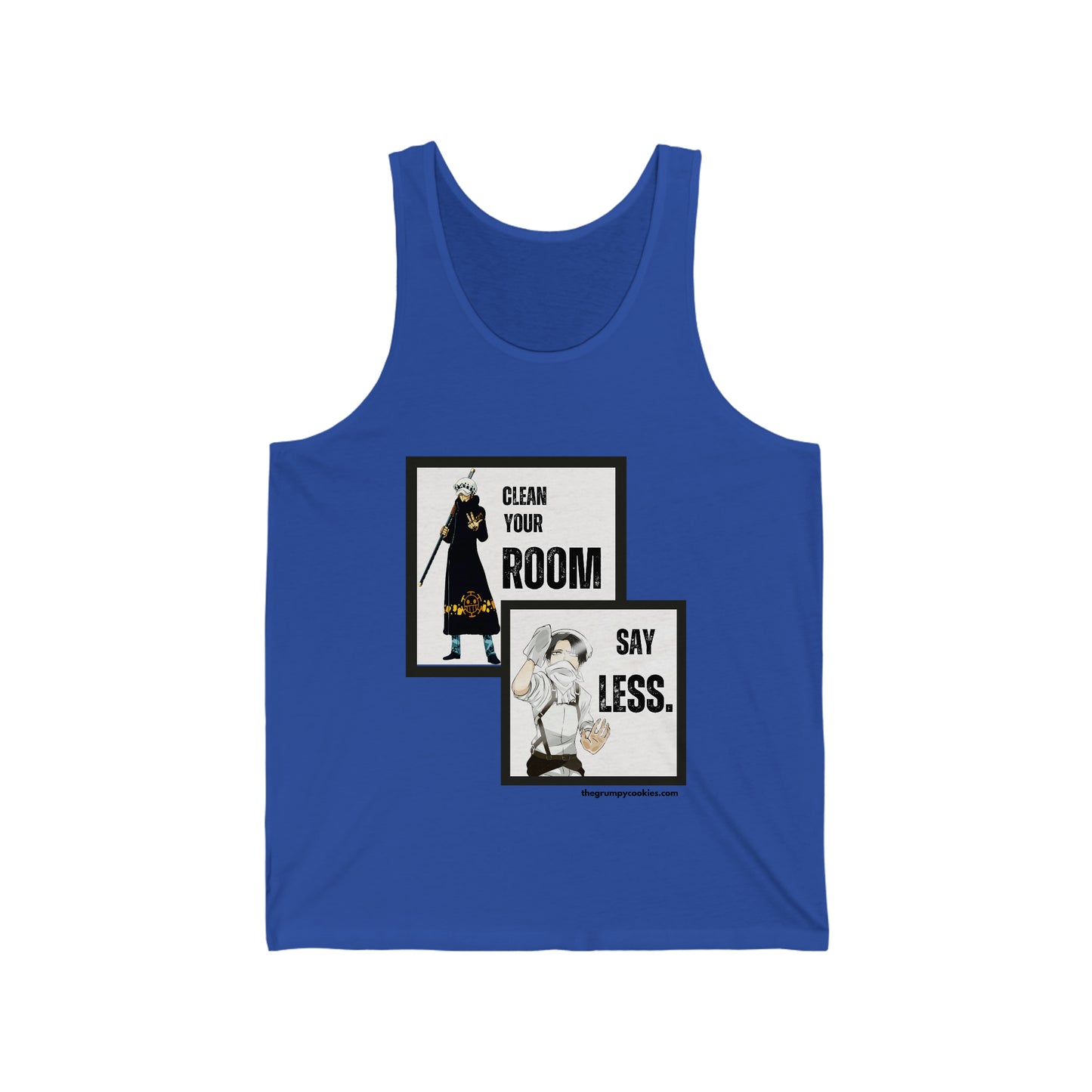 One Piece - Say Less Levi x Law Crossover Men's Jersey Tank