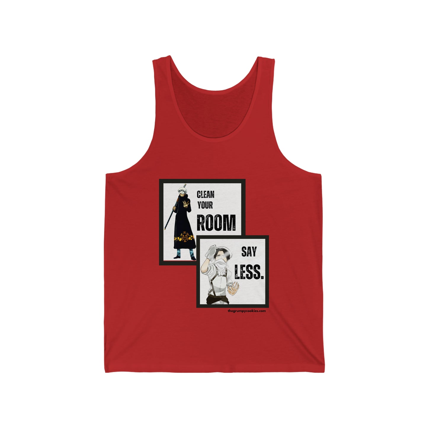 One Piece - Say Less Levi x Law Crossover Men's Jersey Tank