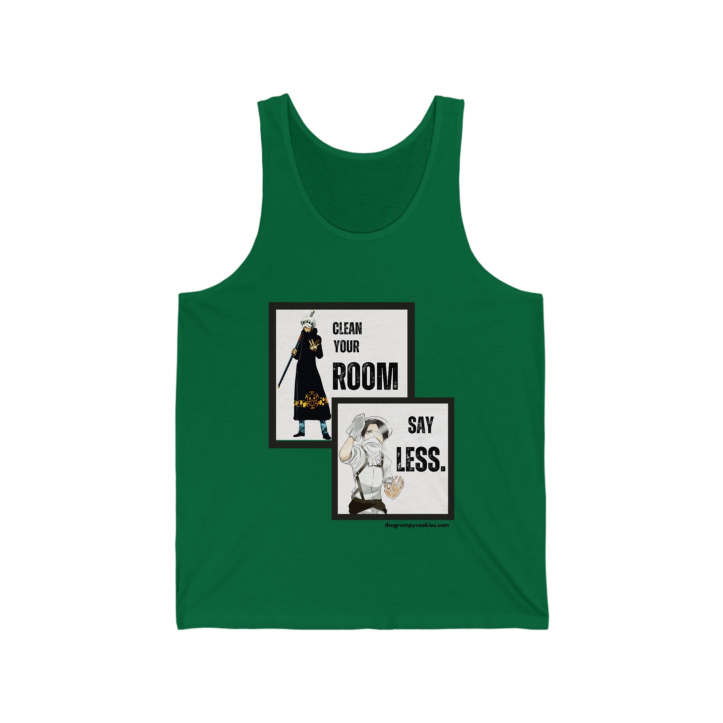 One Piece - Say Less Levi x Law Crossover Men's Jersey Tank