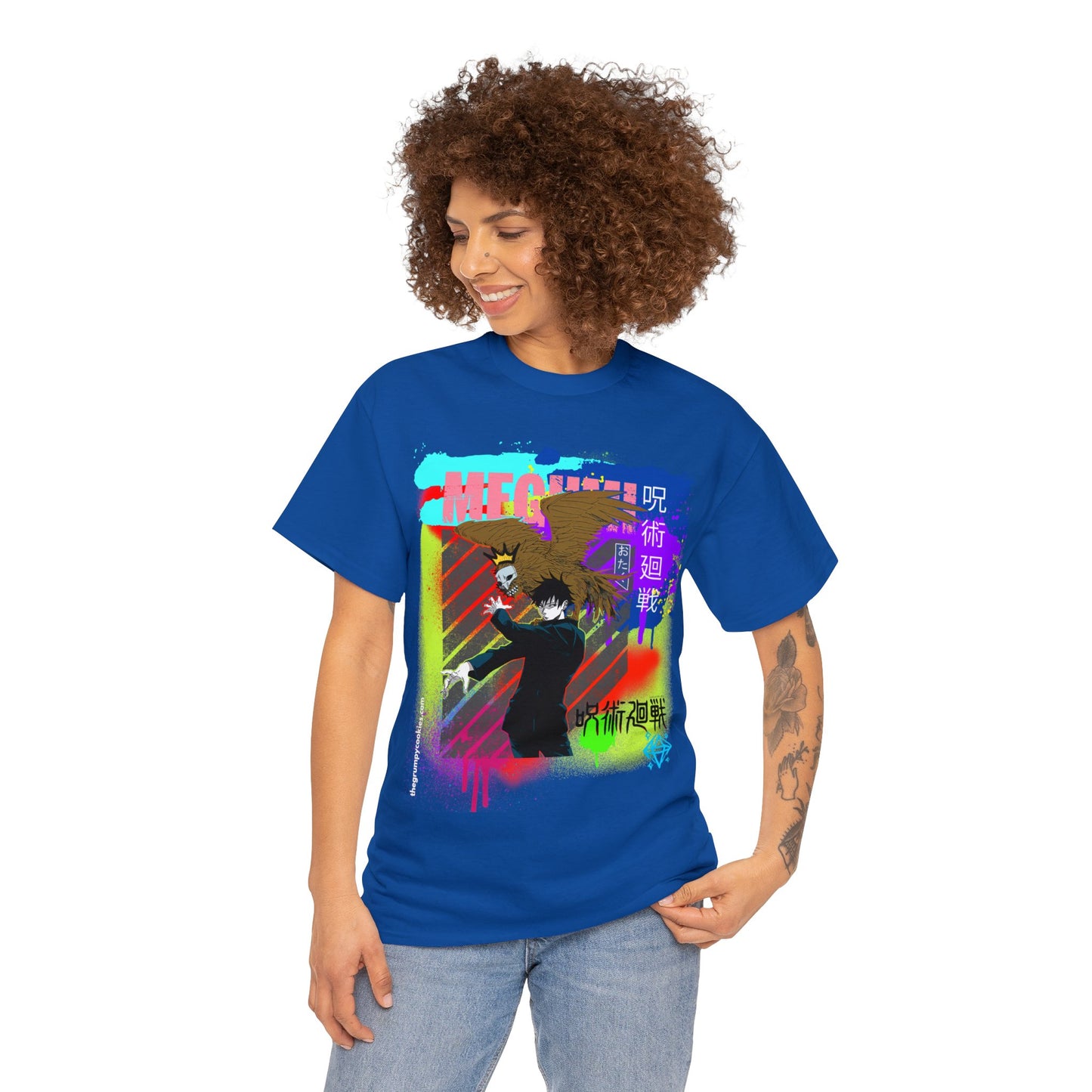 Jujutsu Kaisen - Megumi & Nue Unisex Heavy Cotton Tee