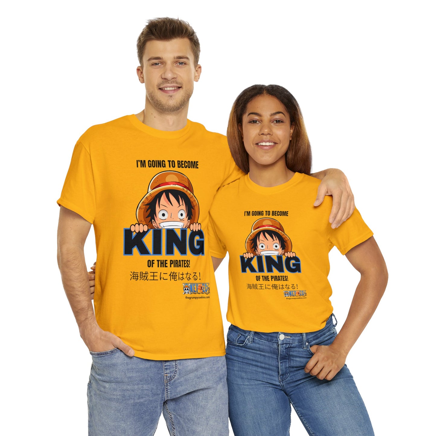 One Piece - King of the Pirates Unisex Heavy Cotton Tee