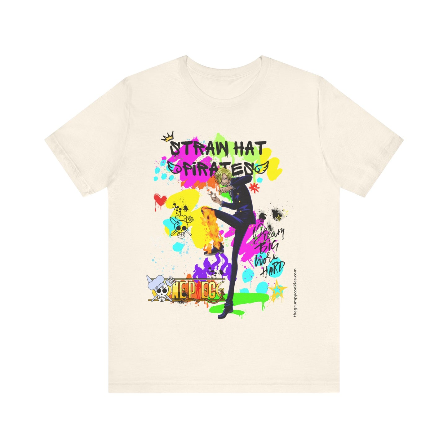 One Piece - Graffiti Sanji Unisex Jersey Short Sleeve Tee