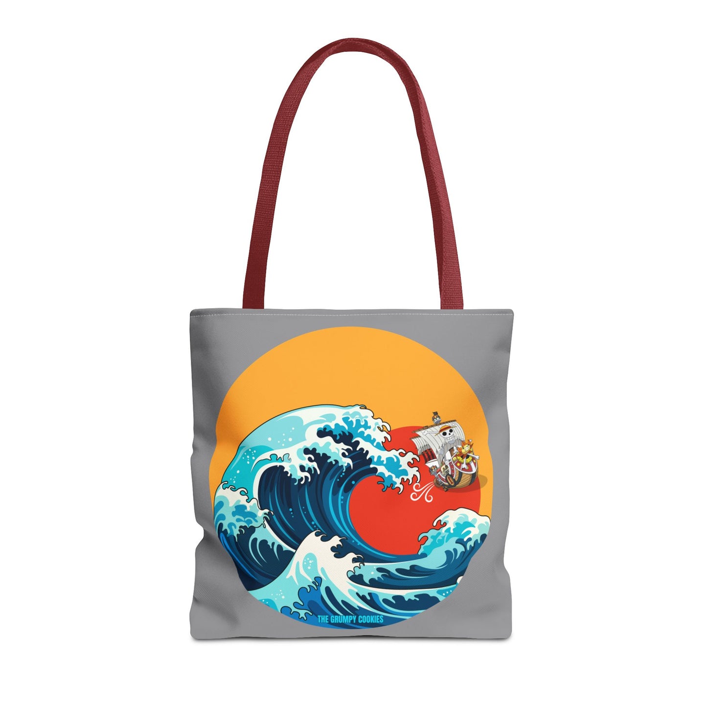 One Piece - Riding the Wave Grey Tote Bag