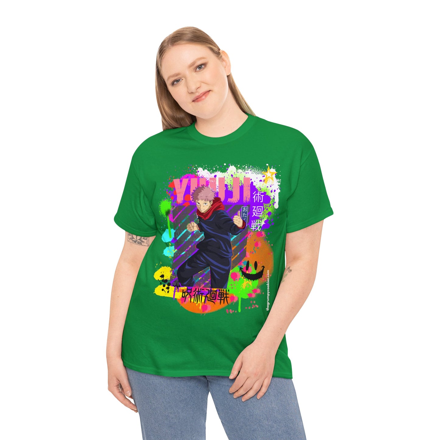 Jujutsu Kaisen - Yuji Says Bring It Unisex Heavy Cotton Tee