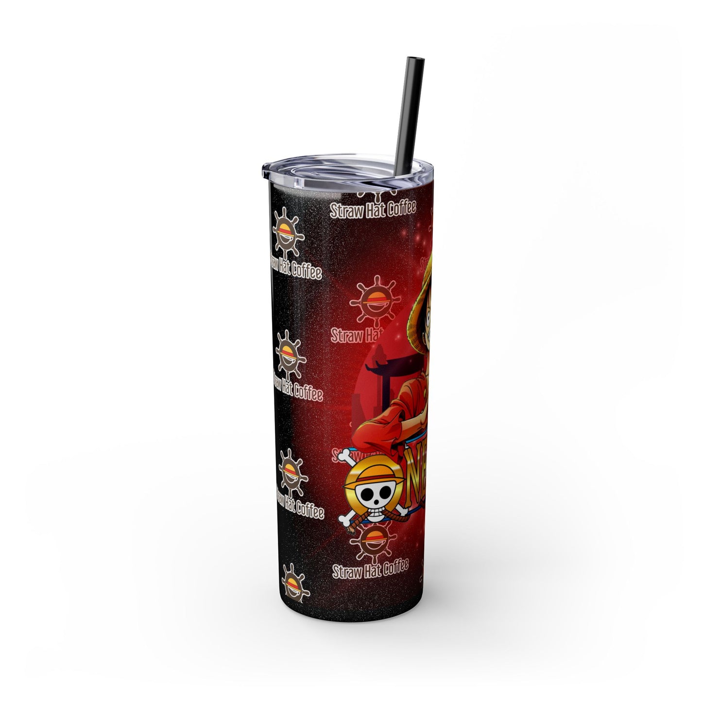 Straw Hat Coffee - Captain of the Crew 20oz Skinny Tumbler with Straw