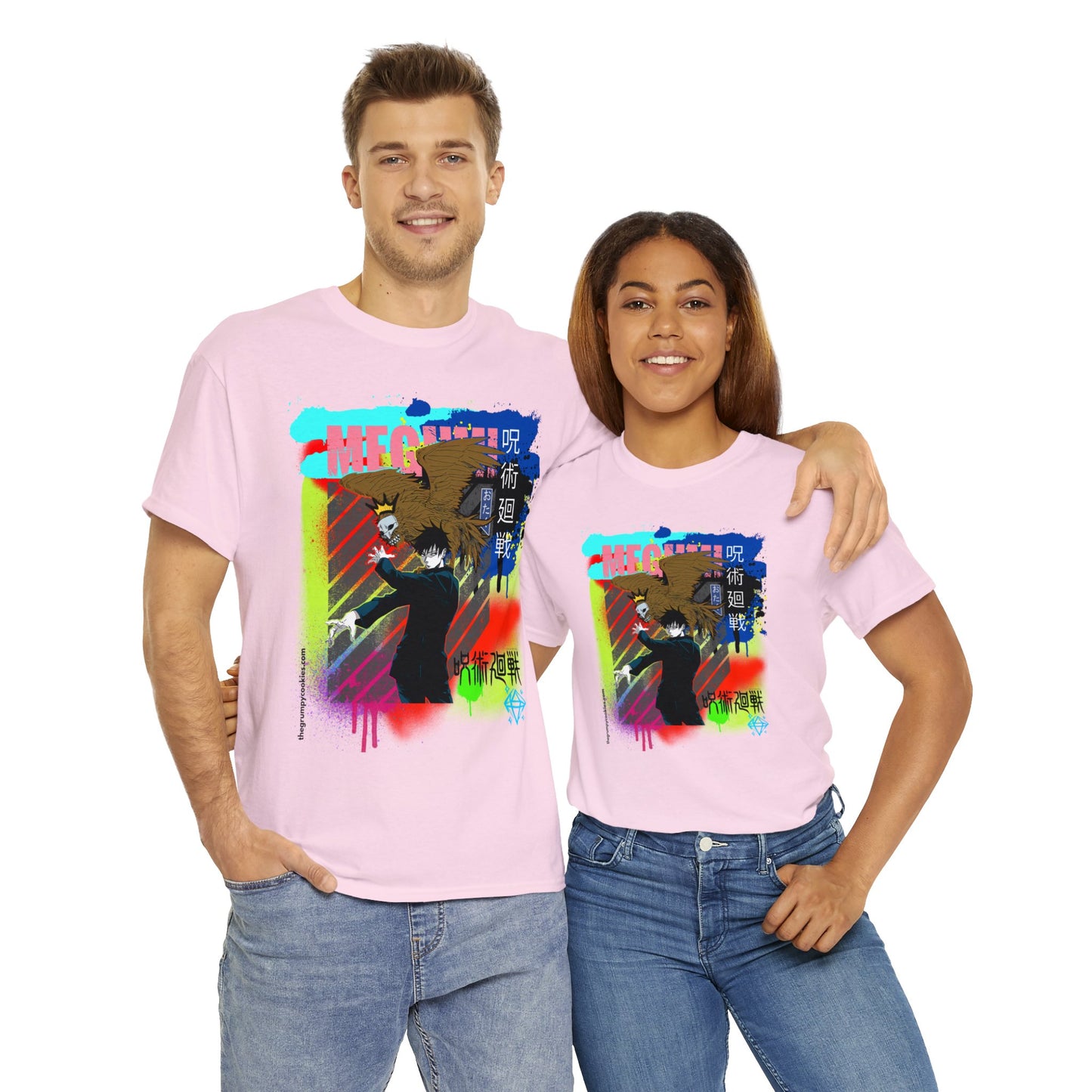 Jujutsu Kaisen - Megumi & Nue Unisex Heavy Cotton Tee