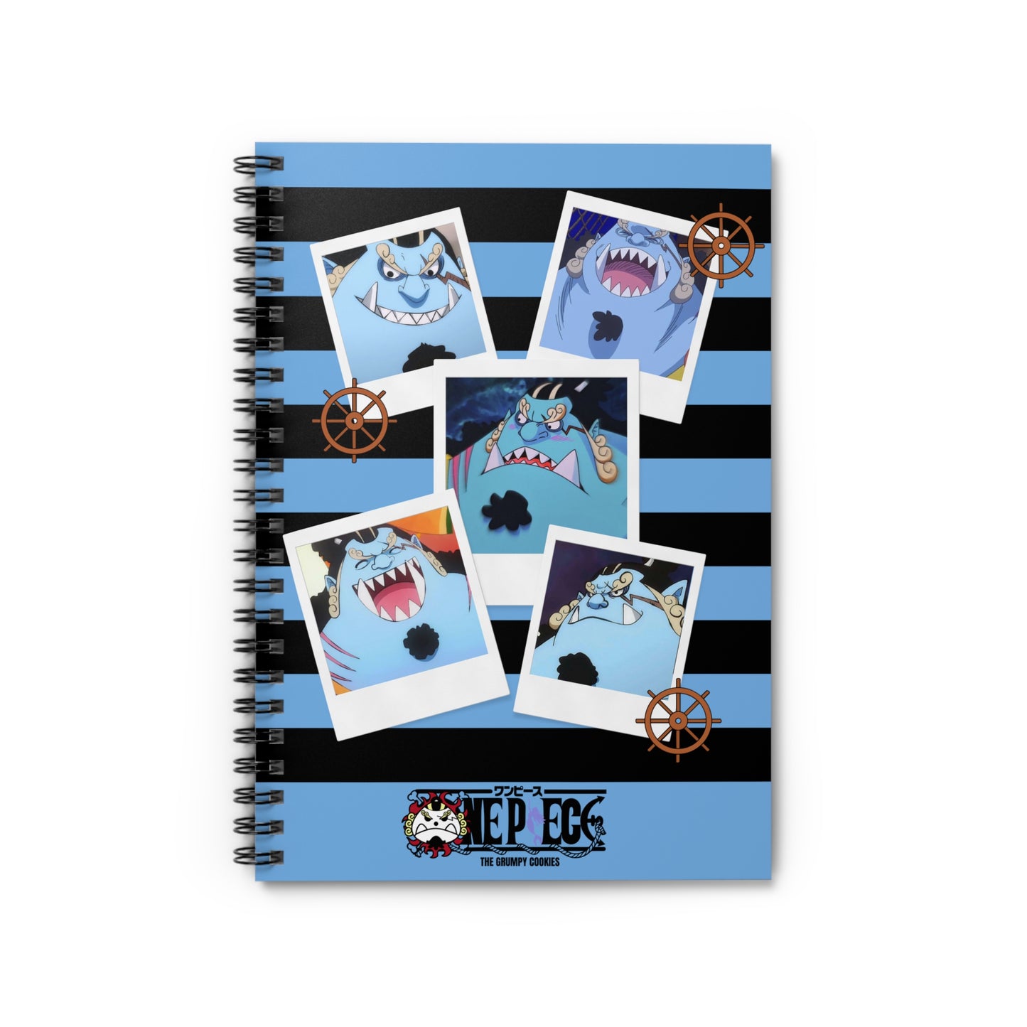 One Piece - The Many Faces of Jimbei Ruled Notebook