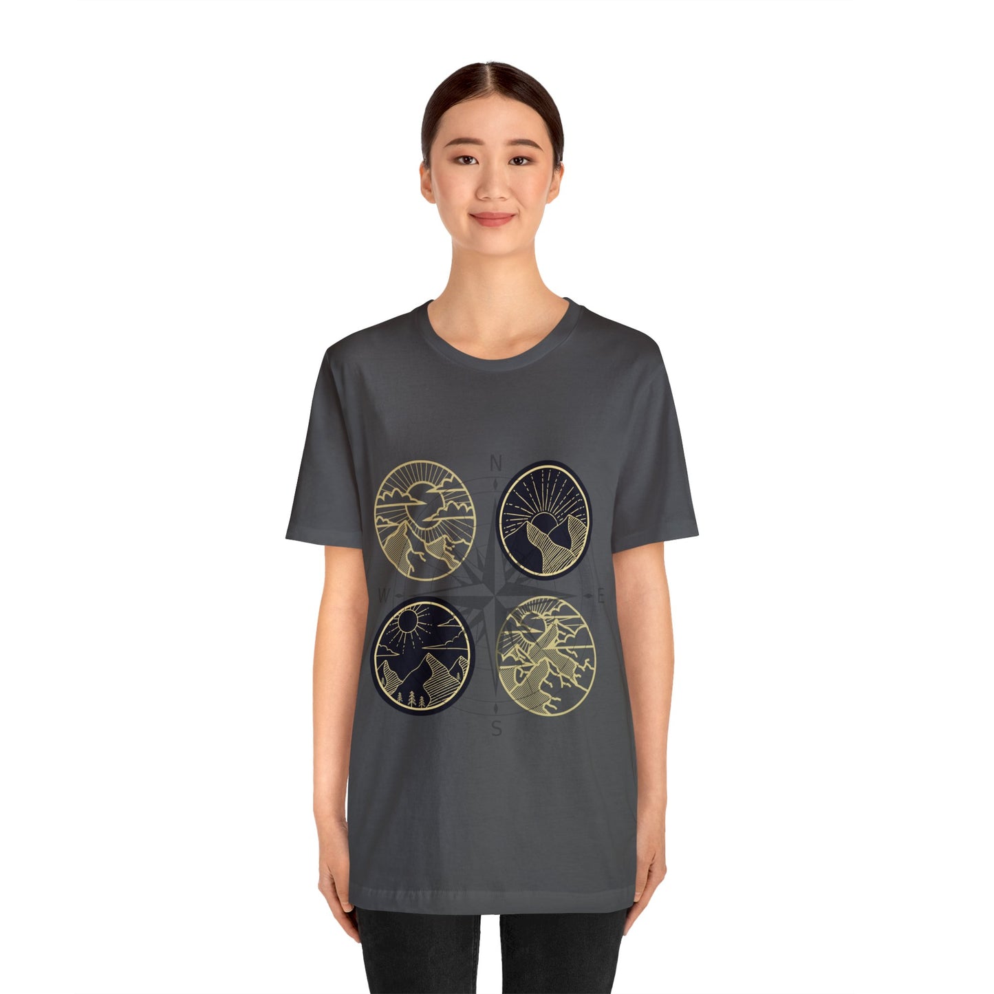 The Grumpy Cookies - Compass Short Sleeve Tee