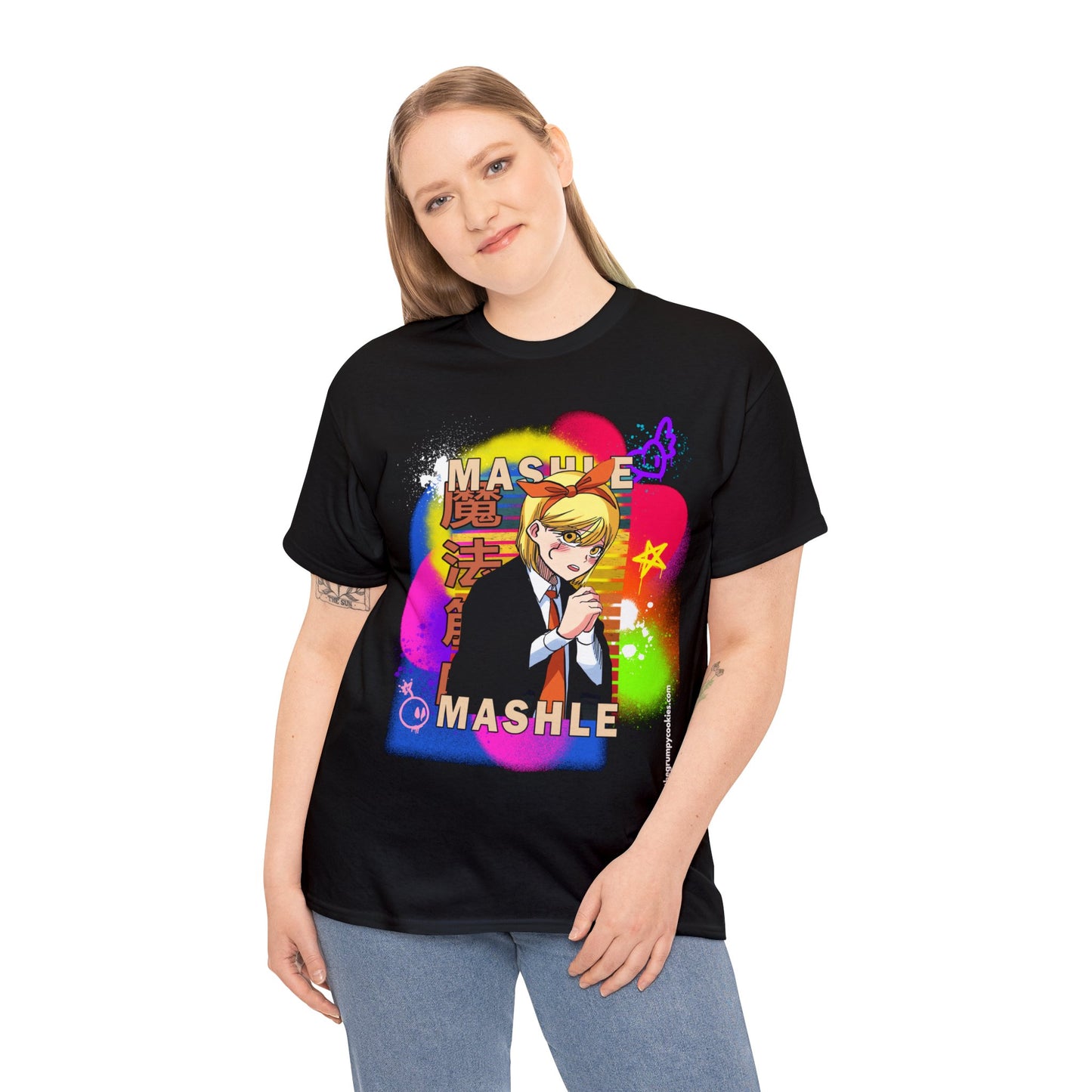 Mashle - Lemon Irvine Graffiti Unisex Heavy Cotton Tee