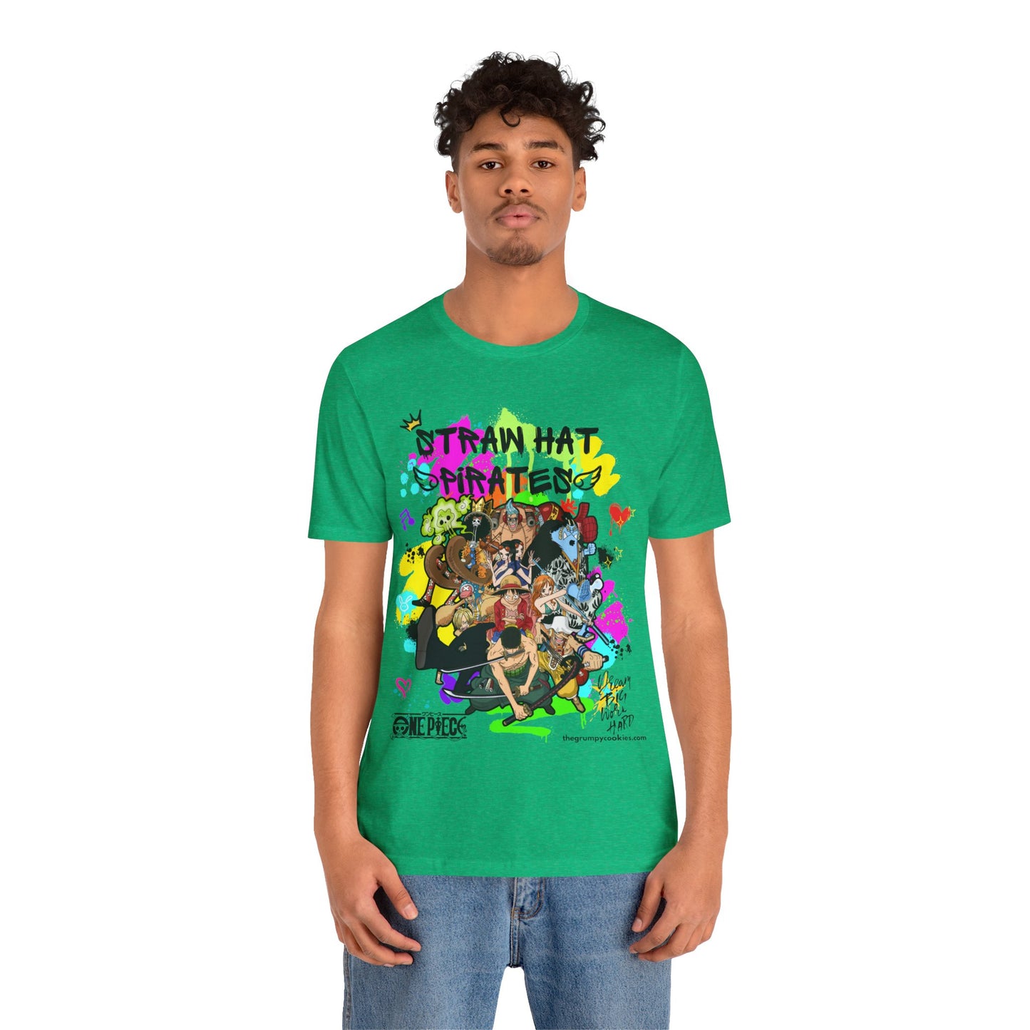 One Piece - Graffiti Straw Hats Unisex Jersey Short Sleeve Tee