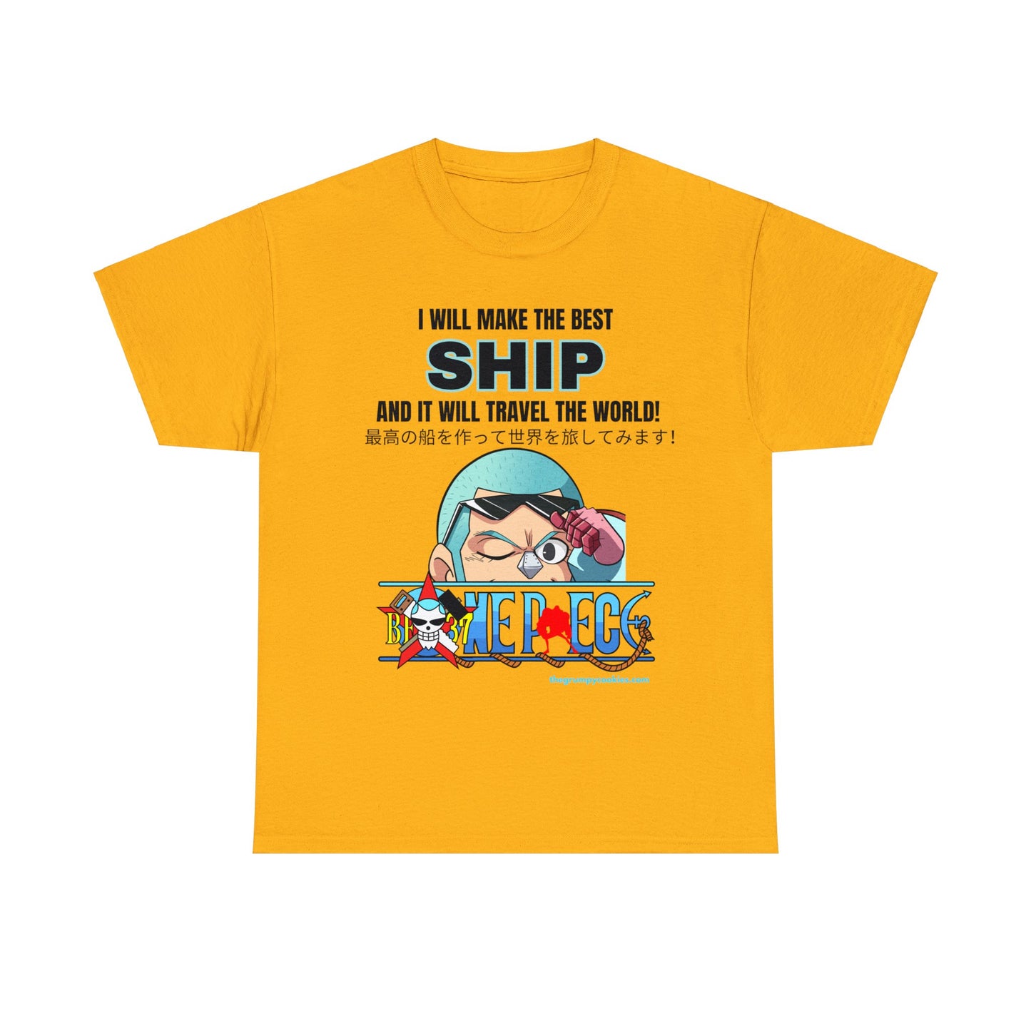 One Piece - World's Greatest Shipwright Unisex Heavy Cotton Tee