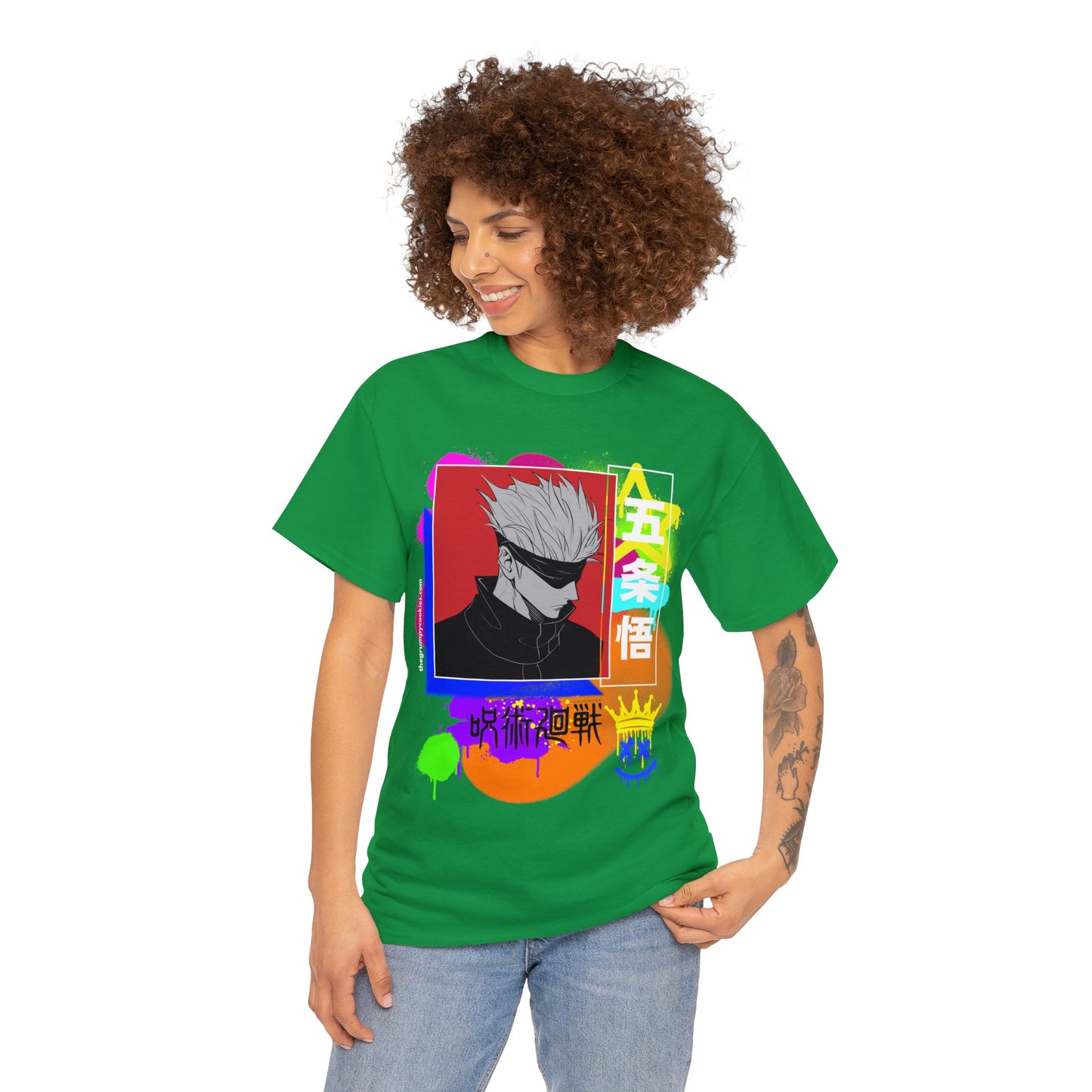 Jujutsu Kaisen - Emo Gojo Unisex Heavy Cotton Tee