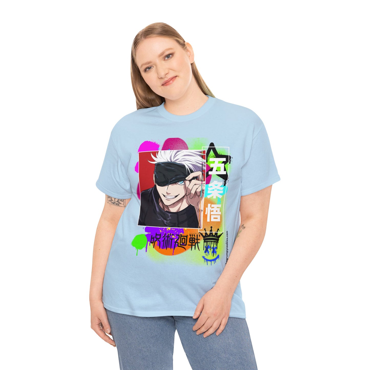 Jujutsu Kaisen - Peekaboo Gojo Unisex Heavy Cotton Tee