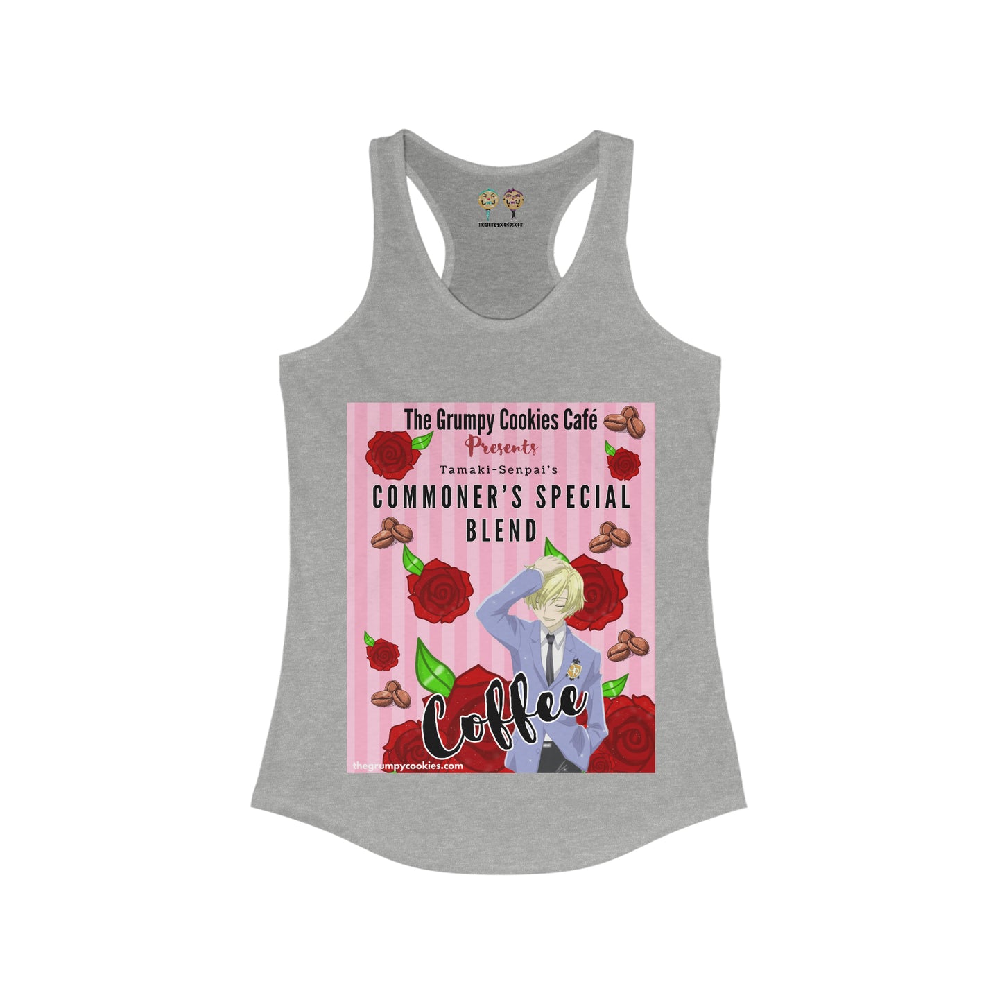 Ouran High School Host Club - Tamaki-Senpai's Commoner's Special Coffee Women's Ideal Racerback Tank