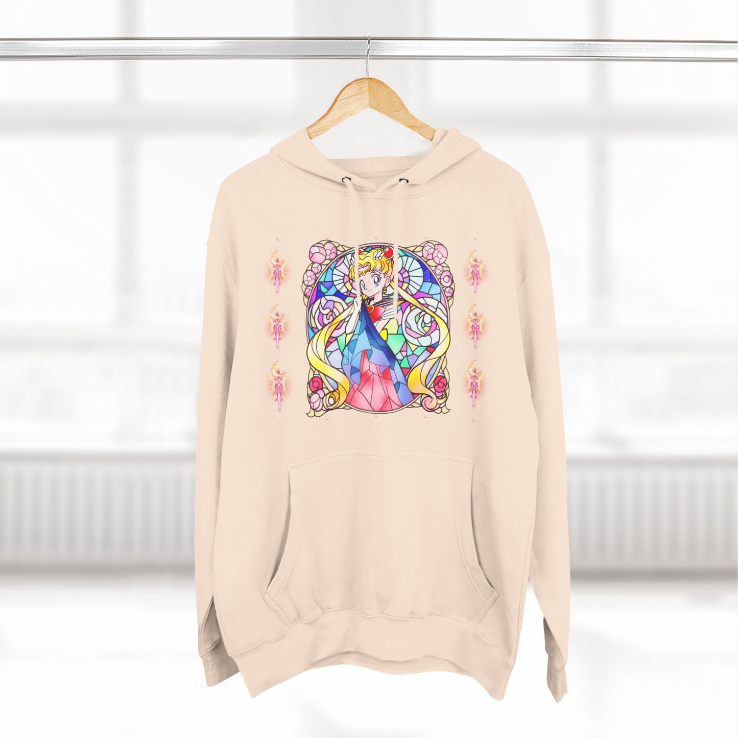 Sailor Moon - Stained Glass Sailor Power Pullover Hoodie