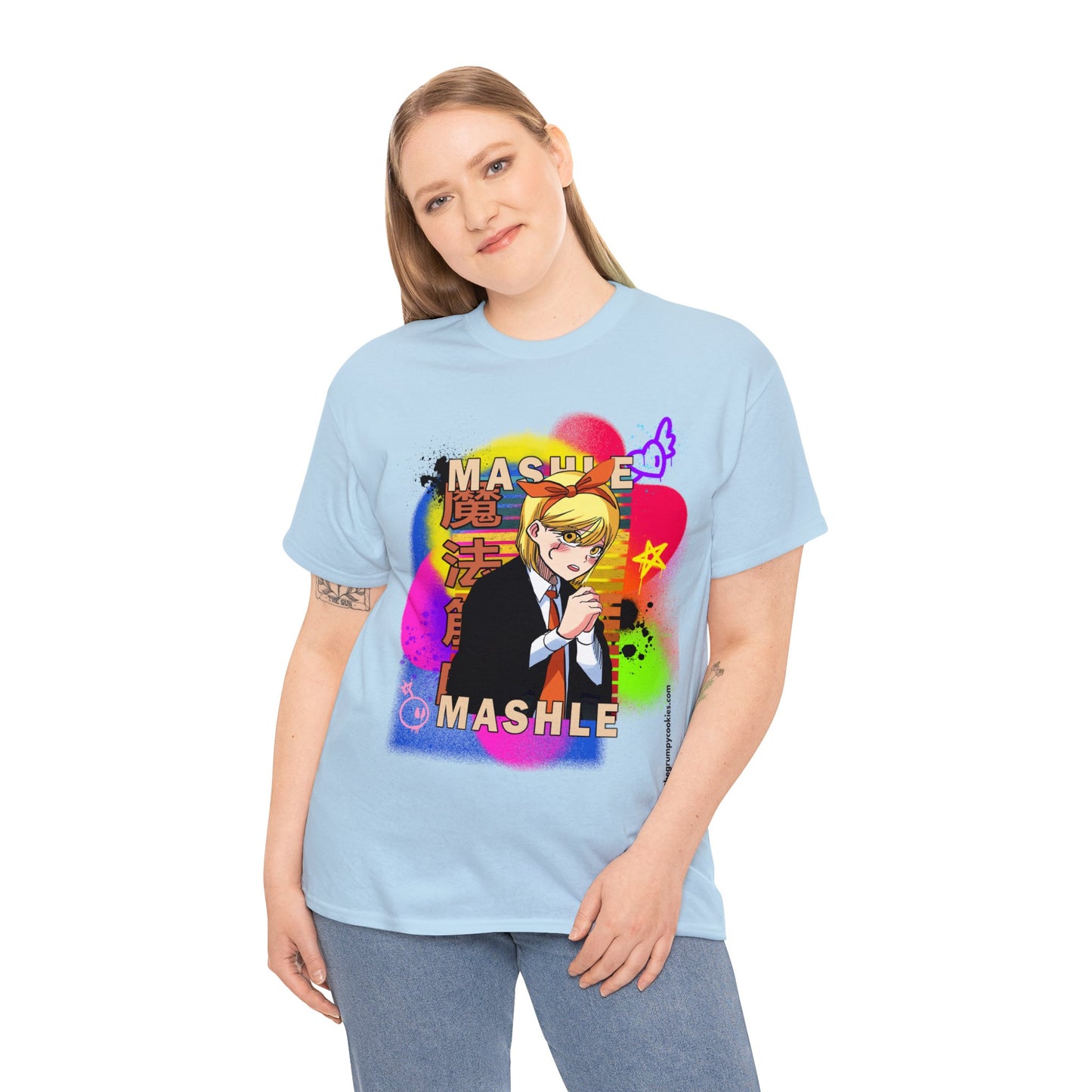 Mashle - Lemon Irvine Graffiti Unisex Heavy Cotton Tee