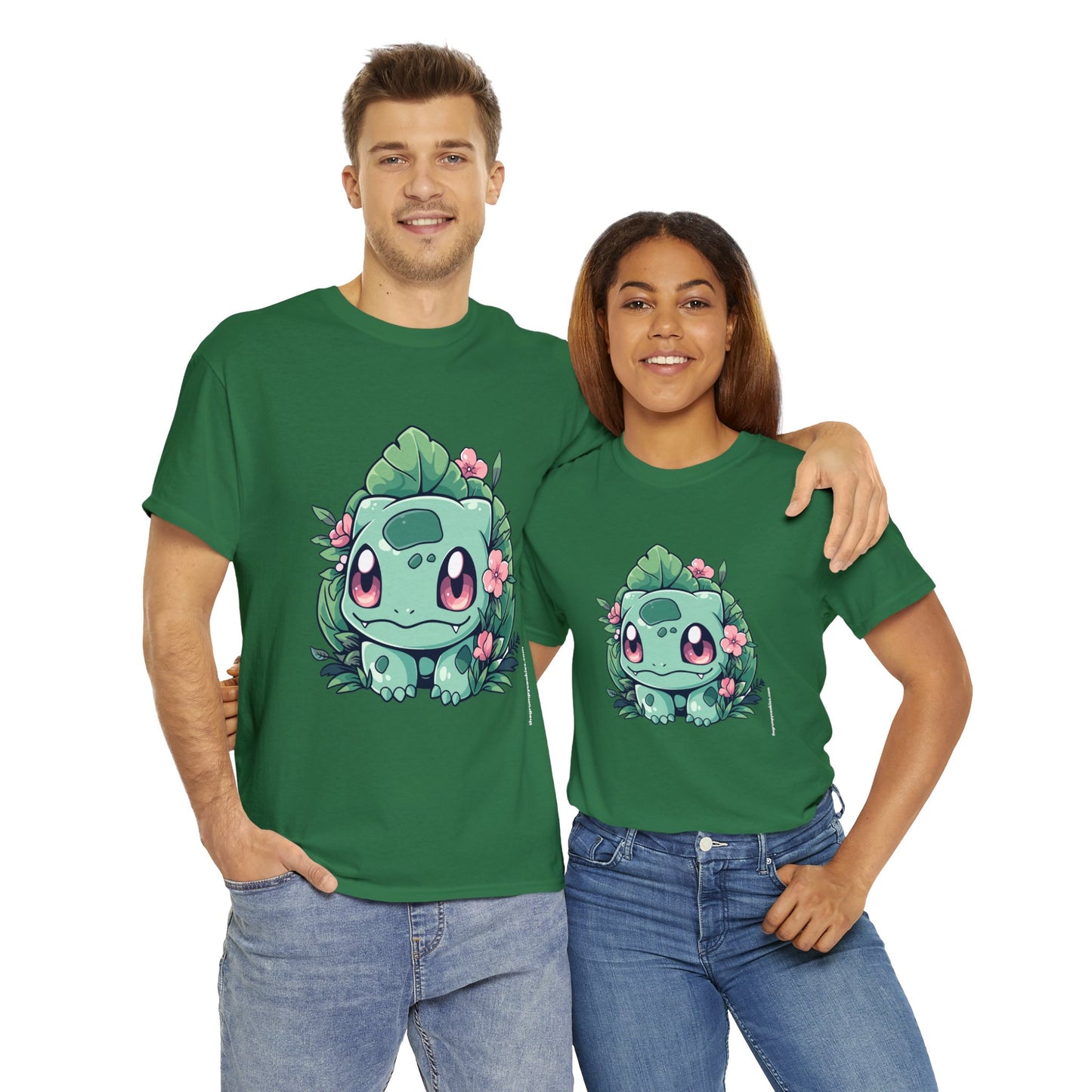 Pokemon - Flowering Bulba Unisex Heavy Cotton Tee