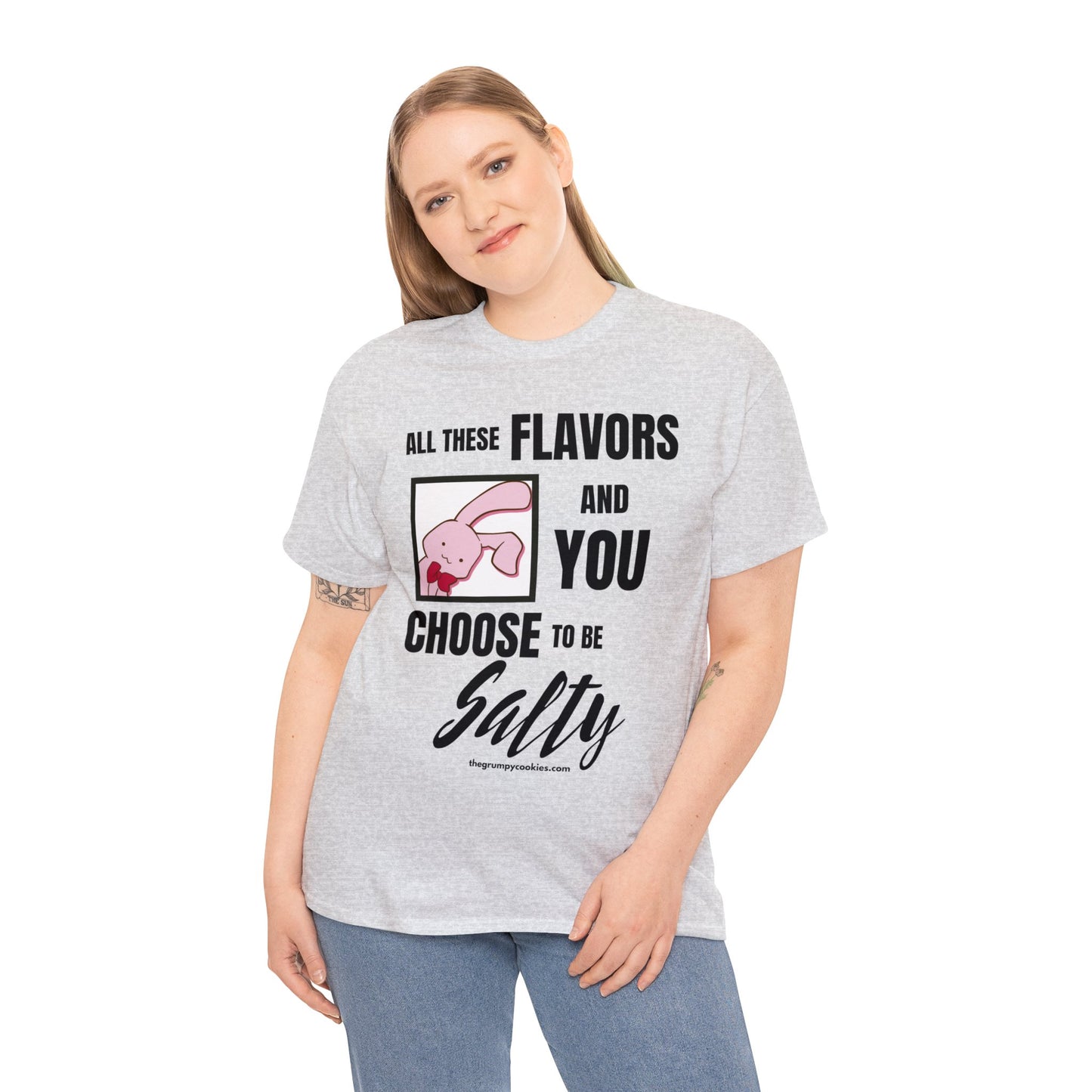 Ouran High School Host Club - Usa-Chan Choose to Be Salty Unisex Heavy Cotton Tee