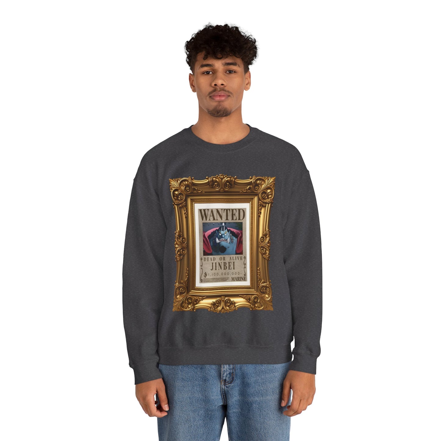 One Piece - Fine Art Jimbei Unisex Heavy Blend™ Crewneck Sweatshirt