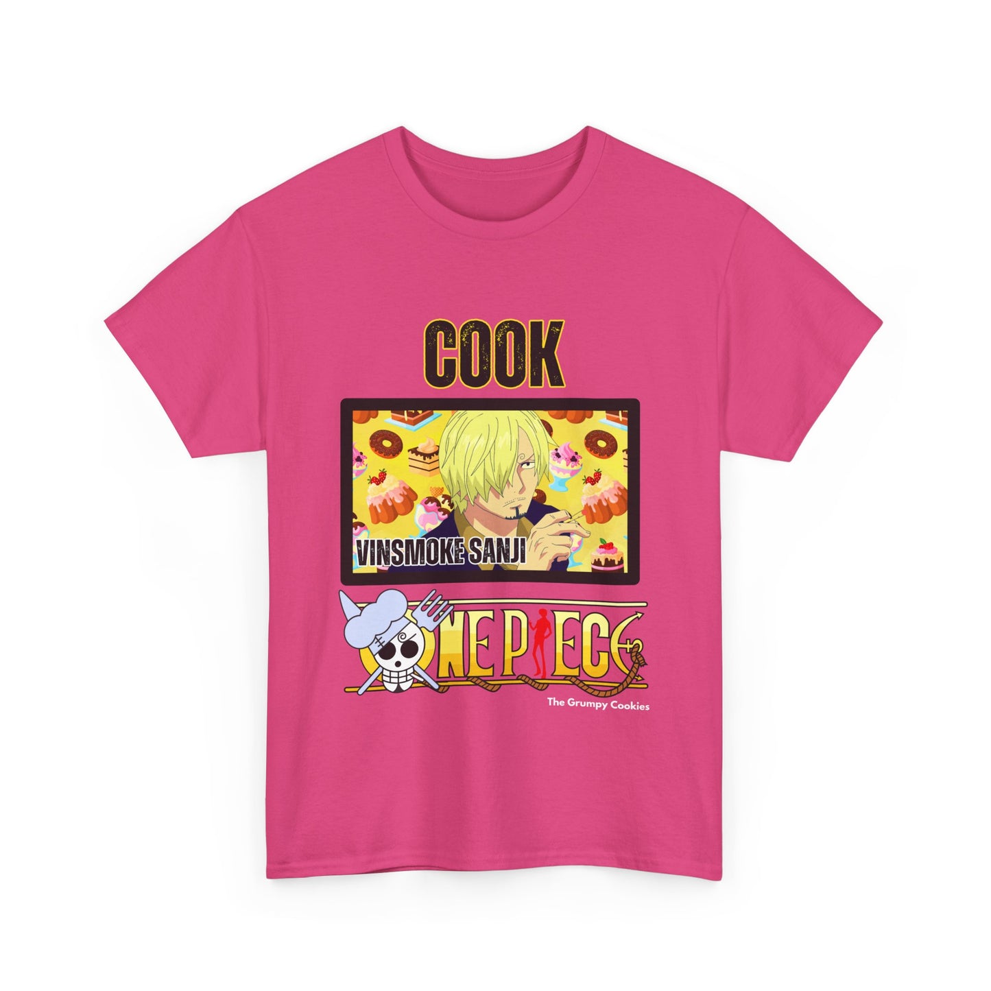 One Piece - Cook Sanji Unisex Heavy Cotton Tee