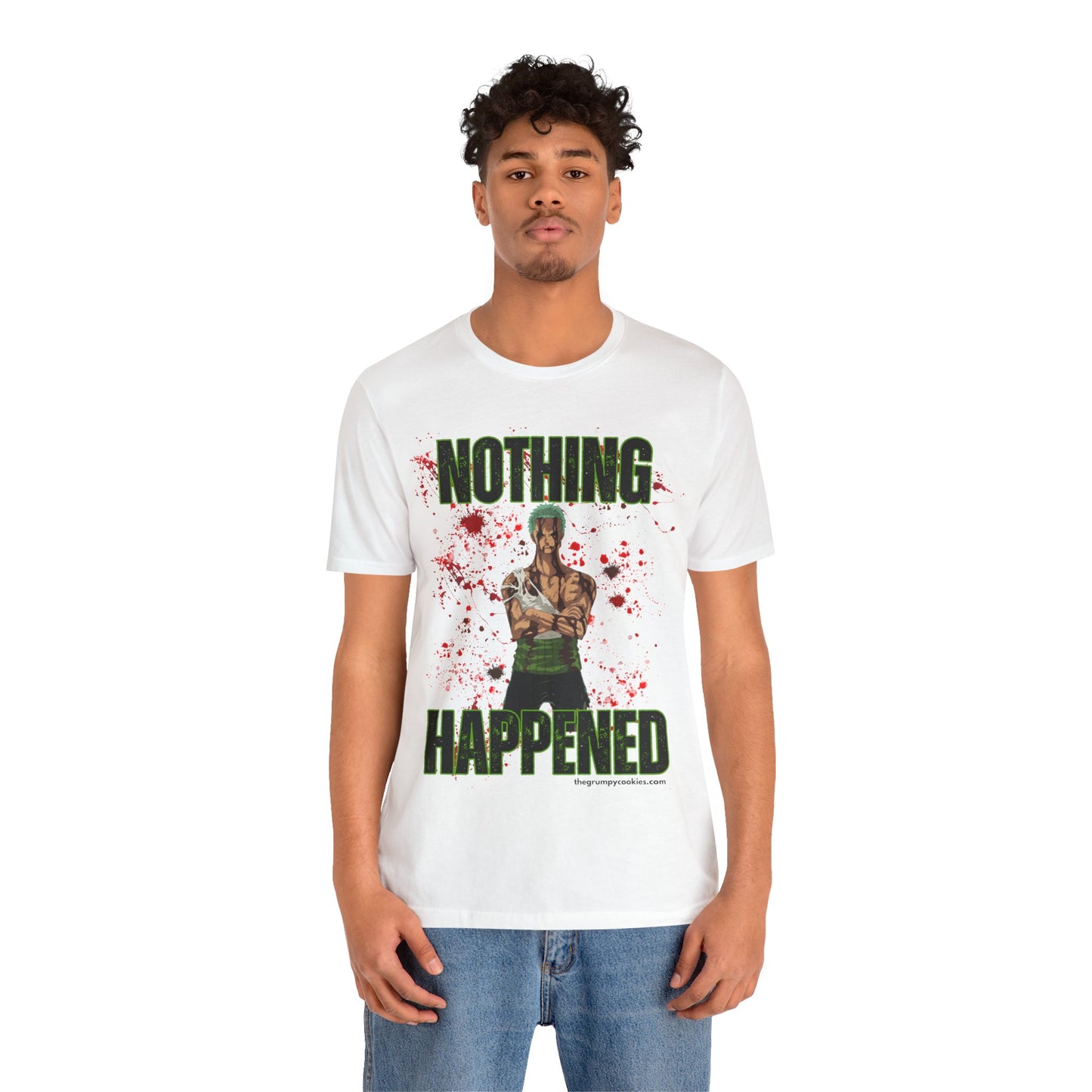 One Piece - Nothing Happened Unisex Jersey Short Sleeve Tee
