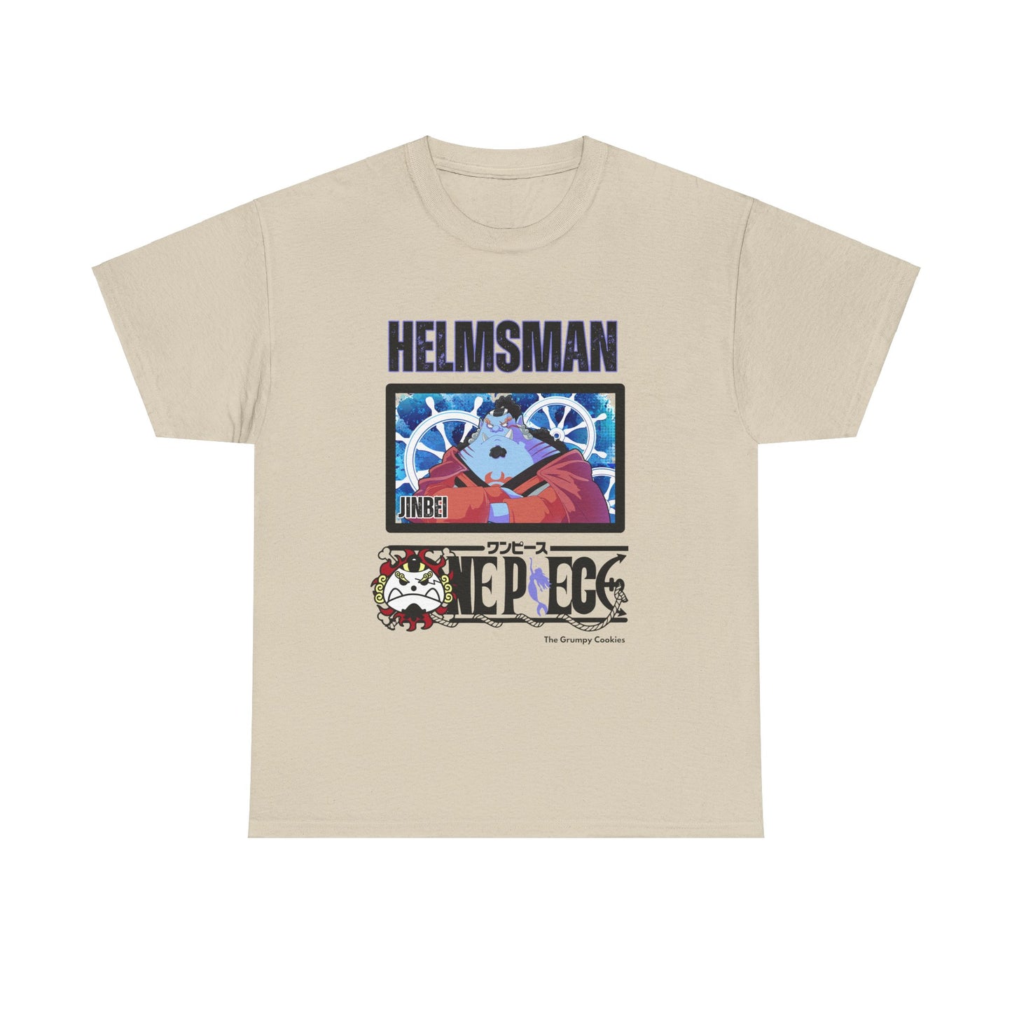 One Piece - Helmsman Jimbei Unisex Heavy Cotton Tee