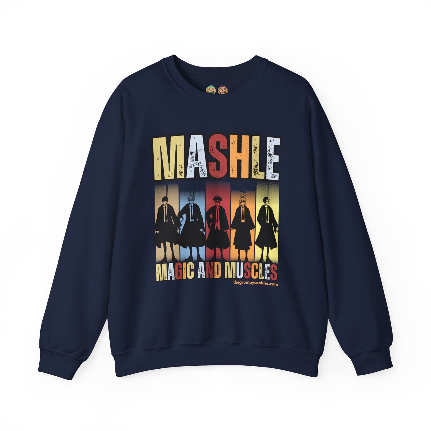 Mashle - Team No Magic Unisex Heavy Blend™ Crewneck Sweatshirt