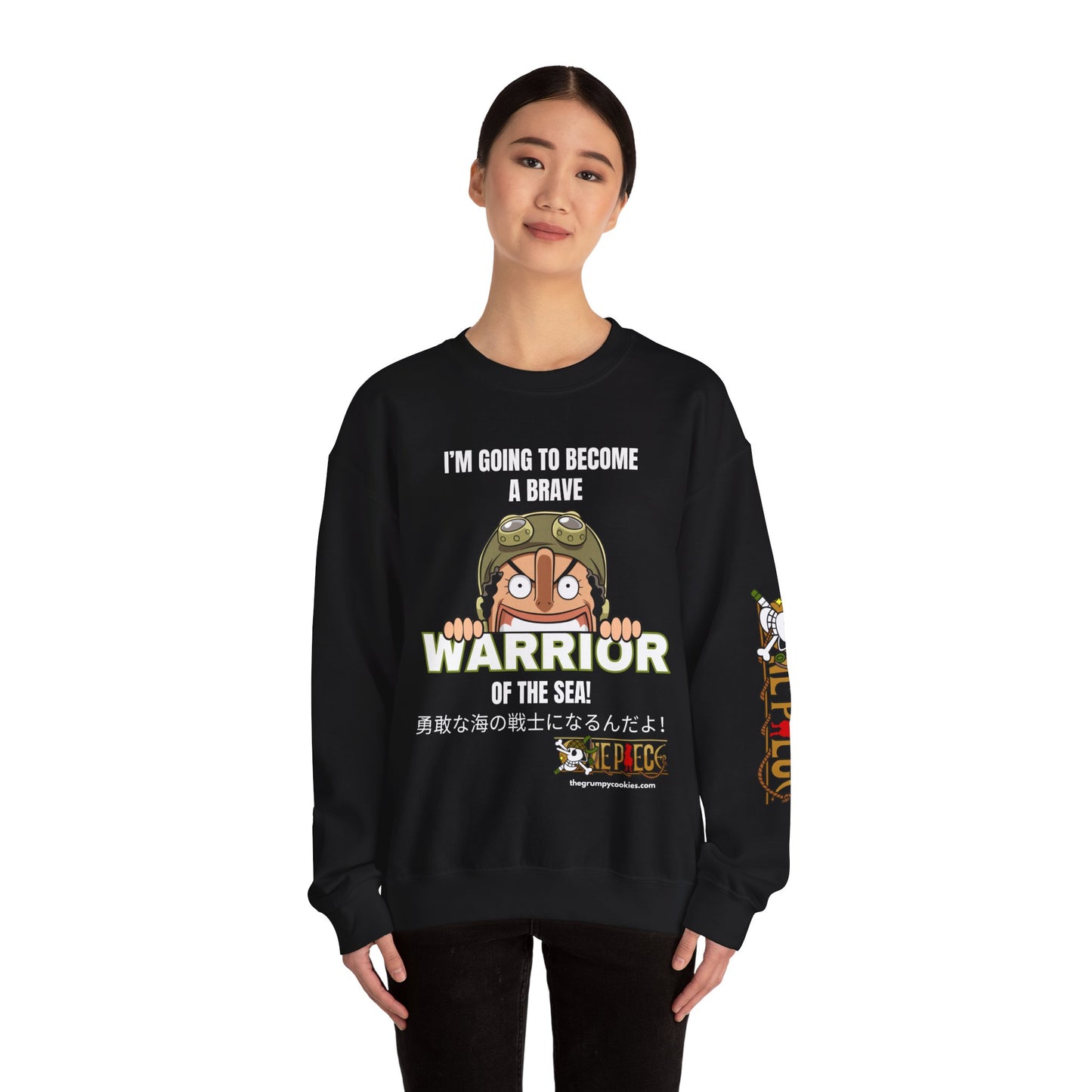 One Piece - Brave Warrior of the Sea Unisex Heavy Blend™ Crewneck Sweatshirt