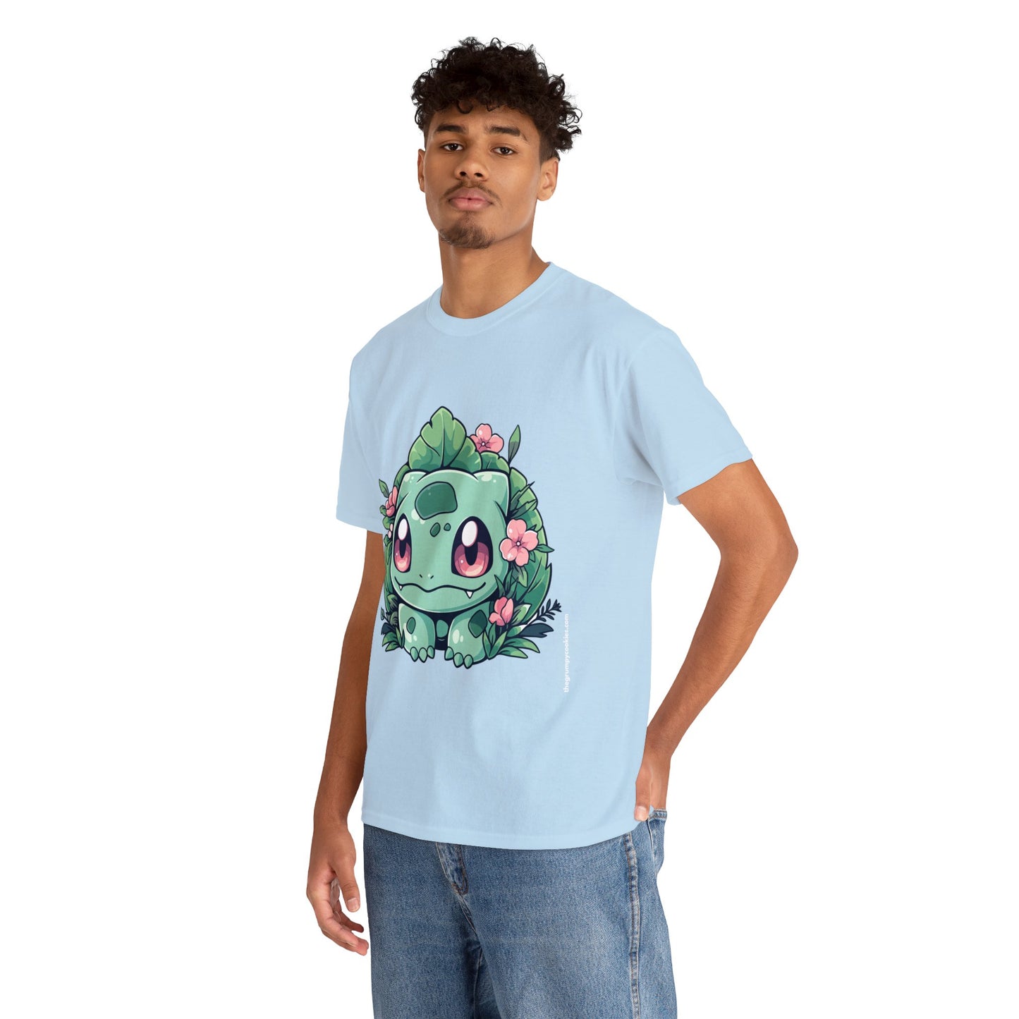 Pokemon - Flowering Bulba Unisex Heavy Cotton Tee