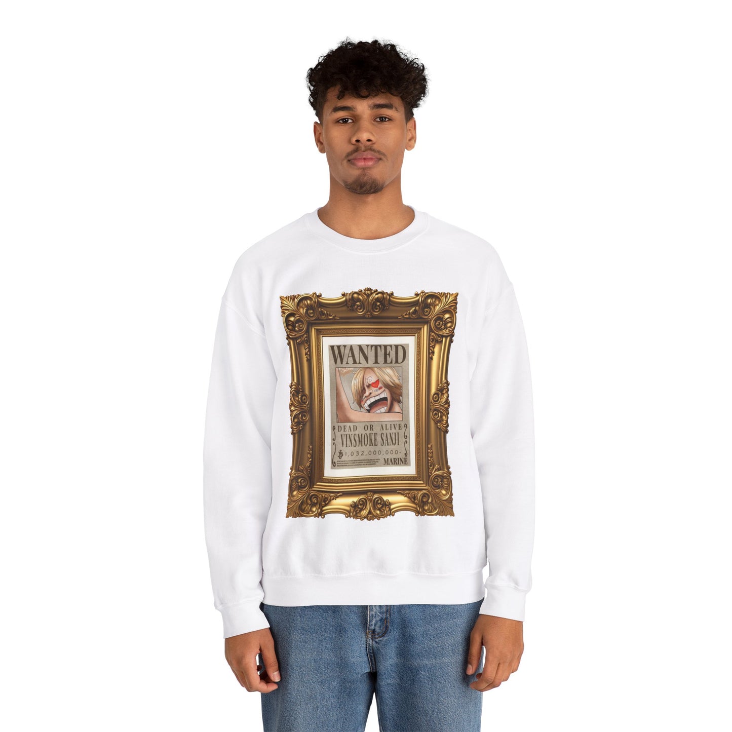 One Piece - Fine Art Sanji Unisex Heavy Blend™ Crewneck Sweatshirt
