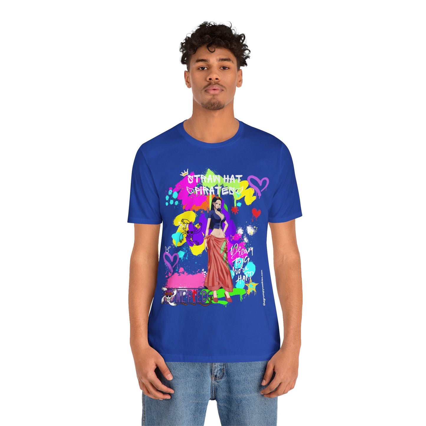 One Piece - Graffiti Robin Unisex Jersey Short Sleeve Tee