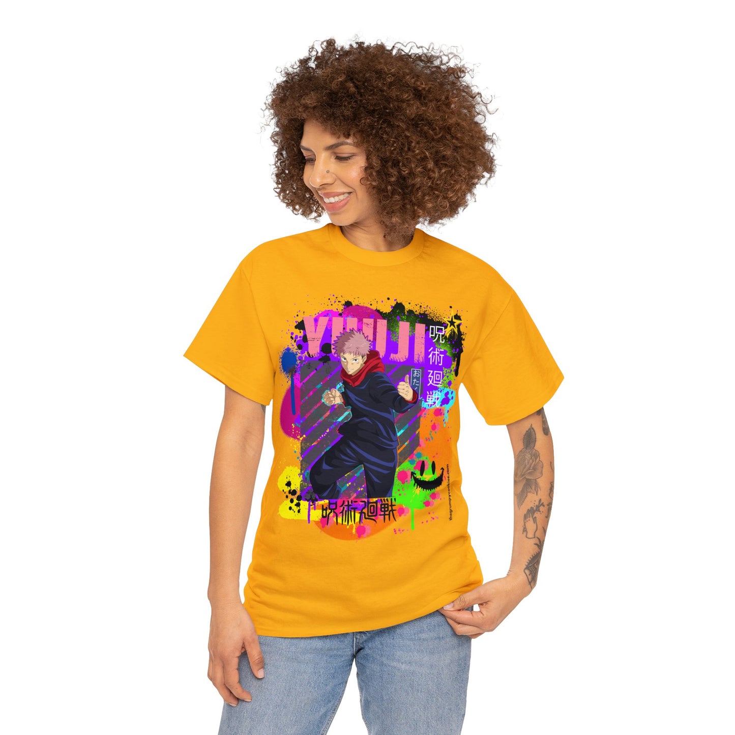 Jujutsu Kaisen - Yuji Says Bring It Unisex Heavy Cotton Tee