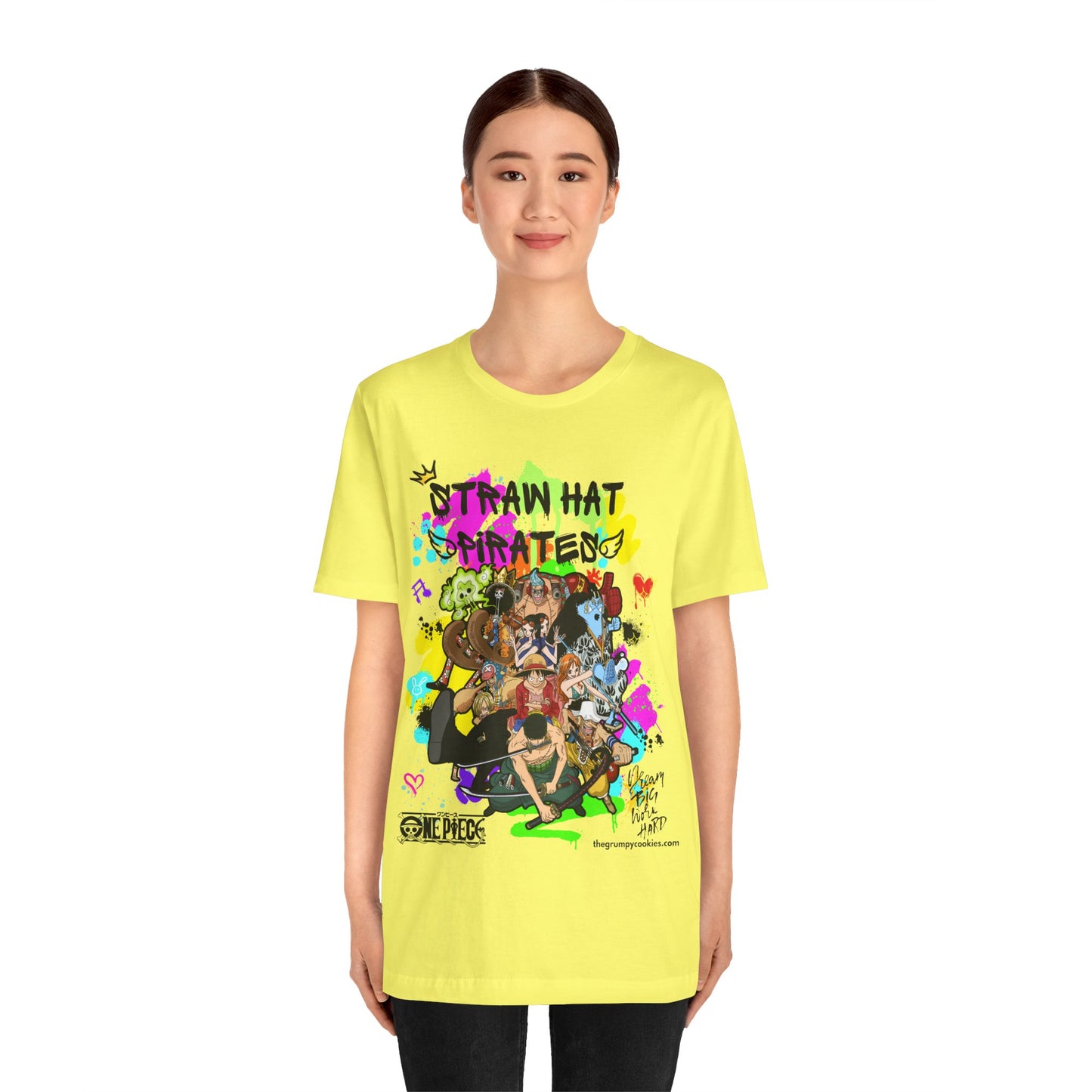 One Piece - Graffiti Straw Hats Unisex Jersey Short Sleeve Tee