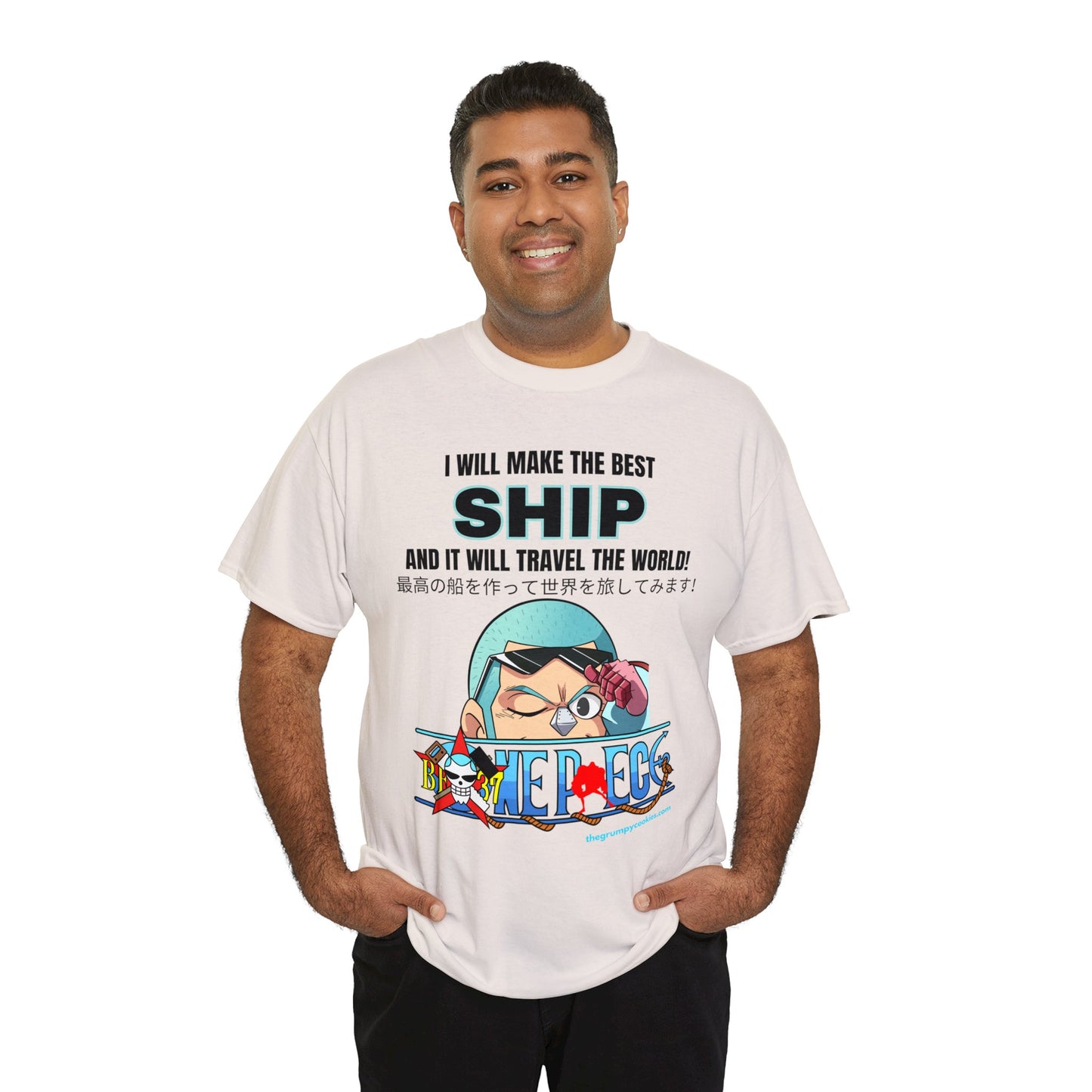 One Piece - World's Greatest Shipwright Unisex Heavy Cotton Tee