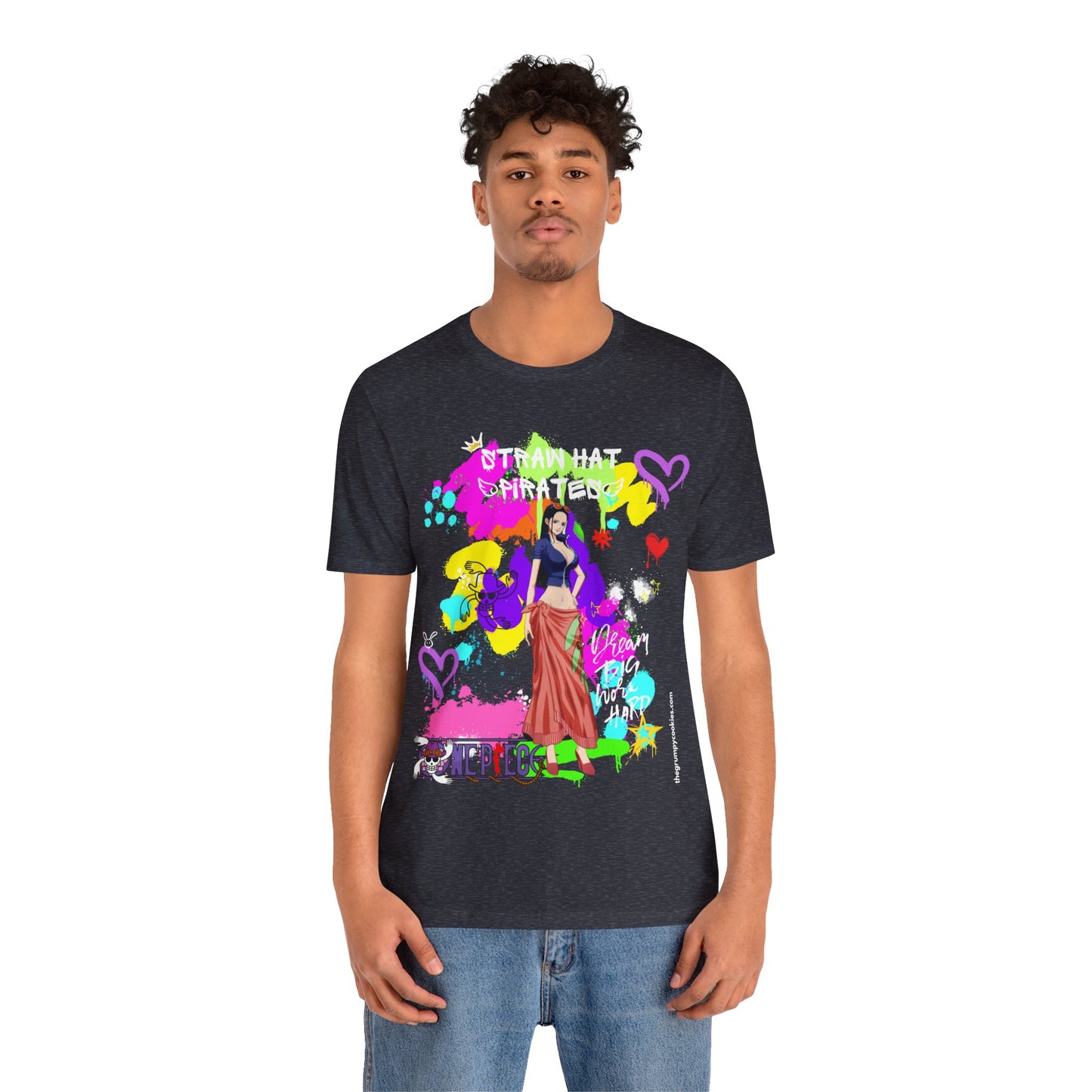 One Piece - Graffiti Robin Unisex Jersey Short Sleeve Tee