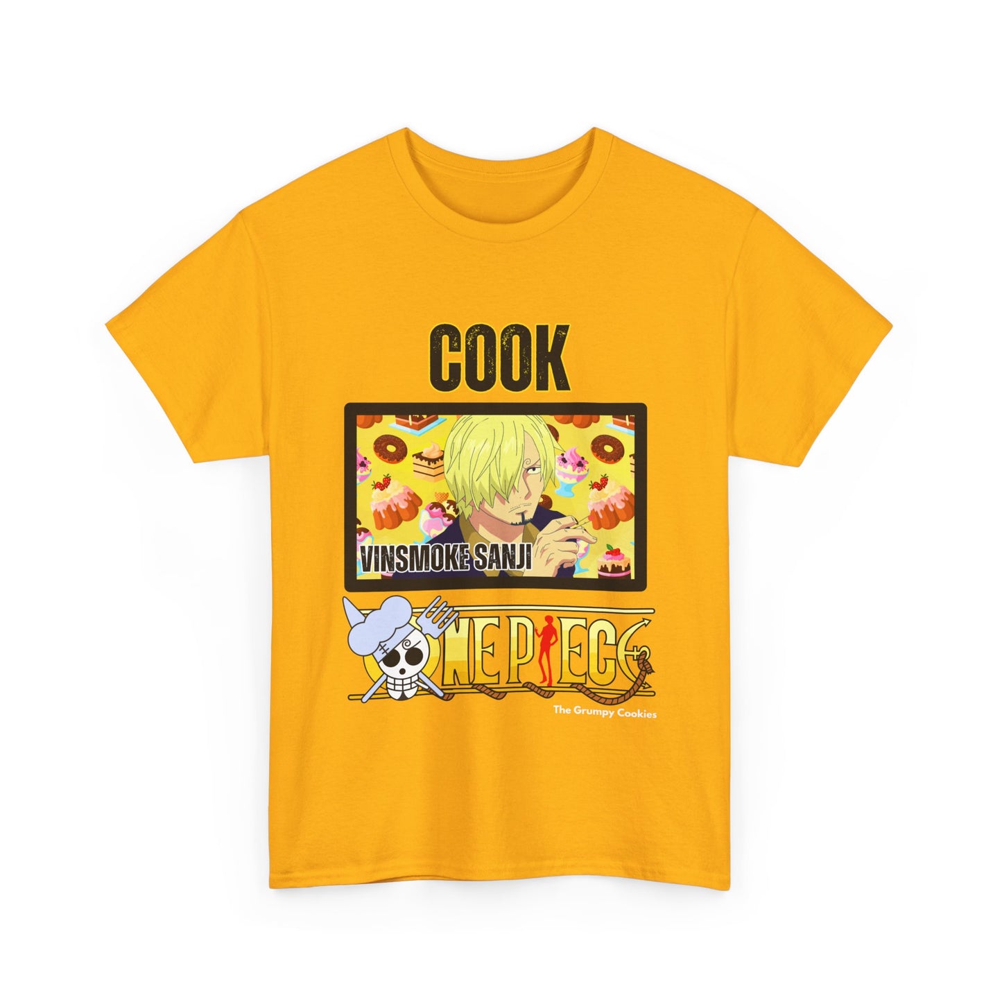 One Piece - Cook Sanji Unisex Heavy Cotton Tee