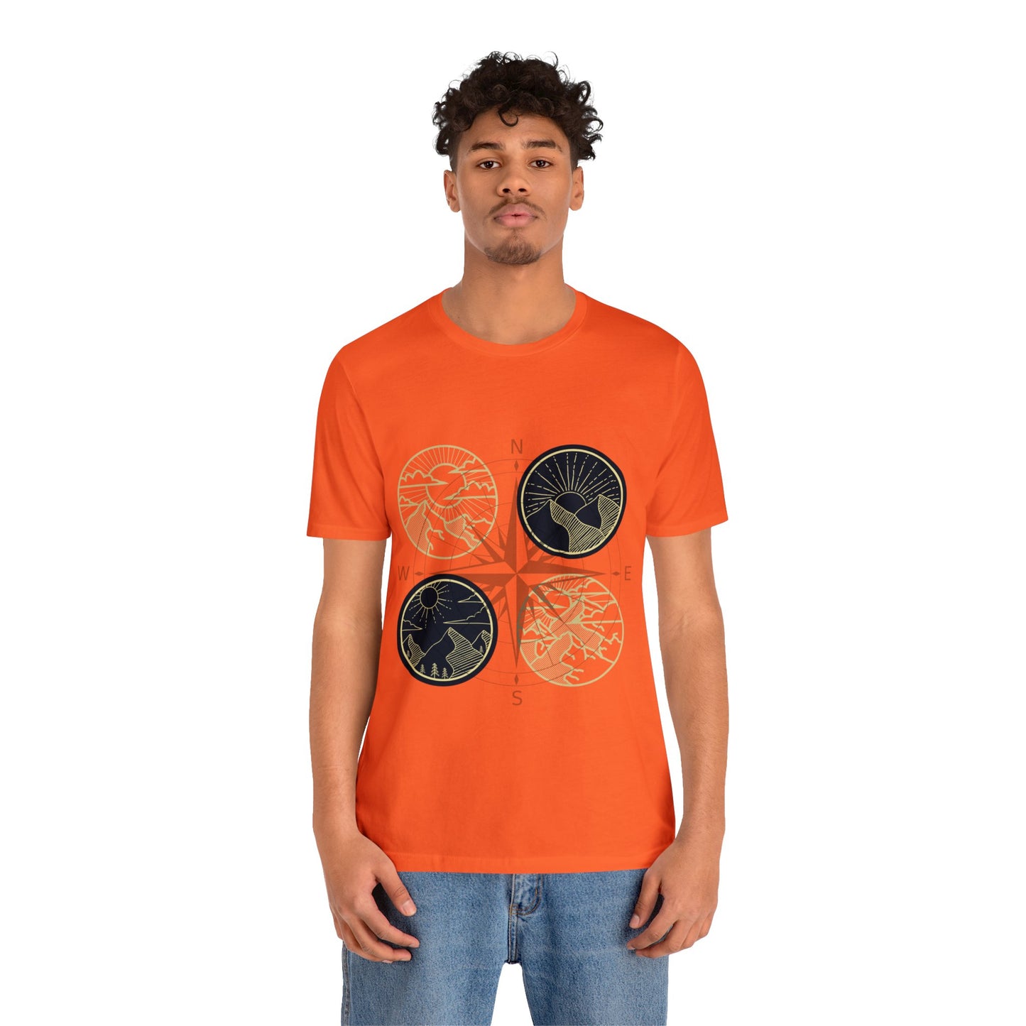 The Grumpy Cookies - Compass Short Sleeve Tee