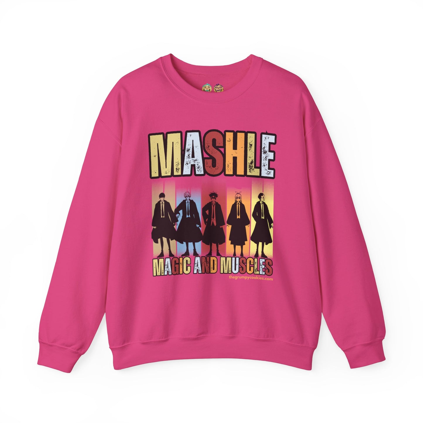 Mashle - Team No Magic Unisex Heavy Blend™ Crewneck Sweatshirt