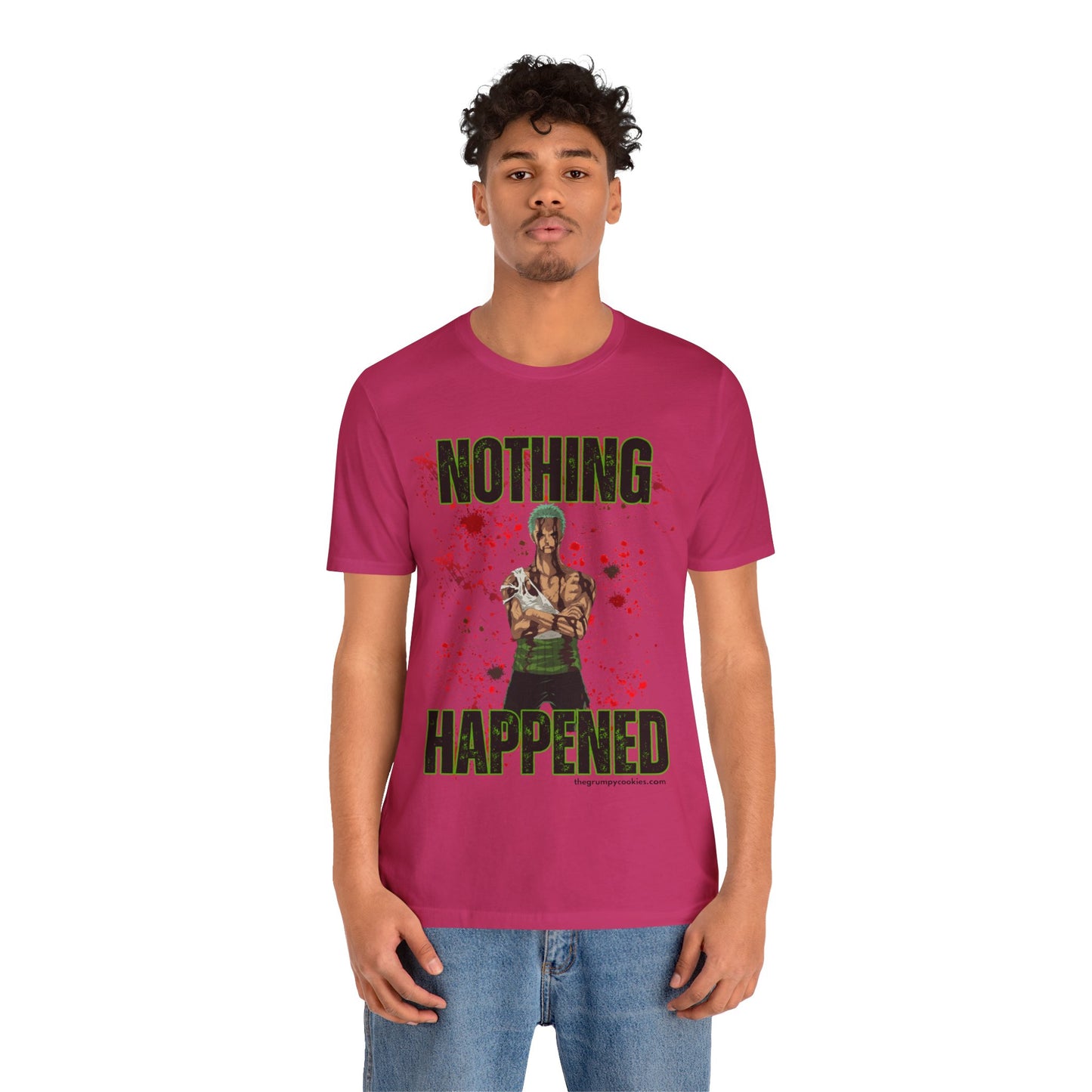 One Piece - Nothing Happened Unisex Jersey Short Sleeve Tee