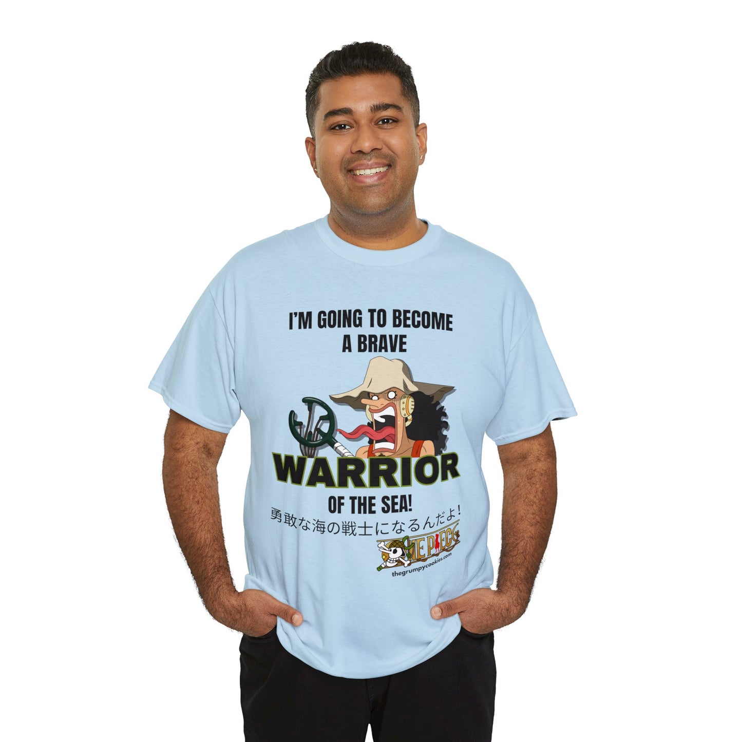 One Piece - Brave-ish Warrior of the Sea Unisex Heavy Cotton Tee