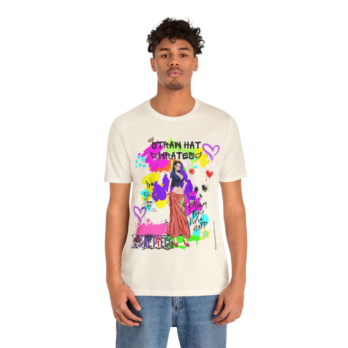 One Piece - Graffiti Robin Unisex Jersey Short Sleeve Tee
