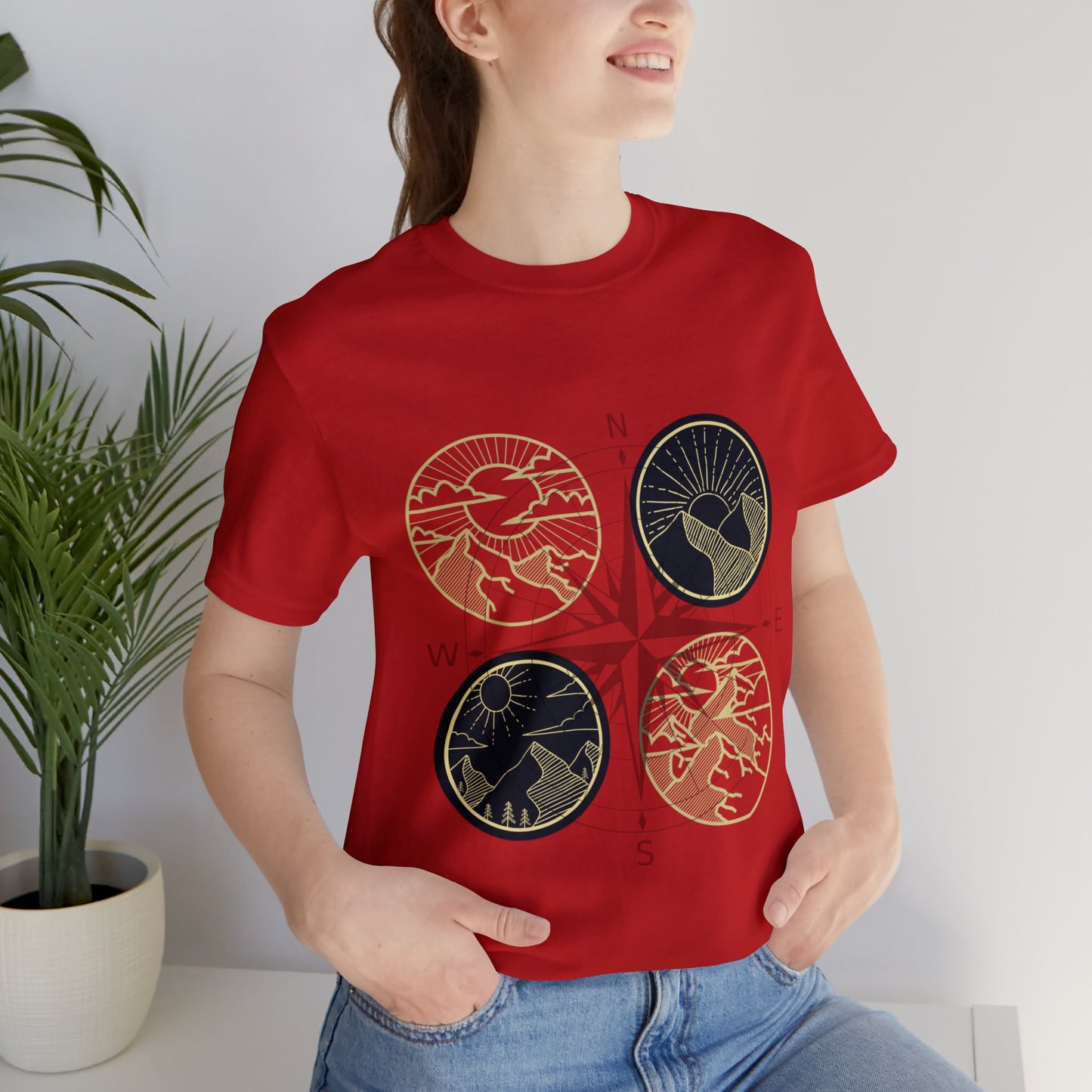 The Grumpy Cookies - Compass Short Sleeve Tee