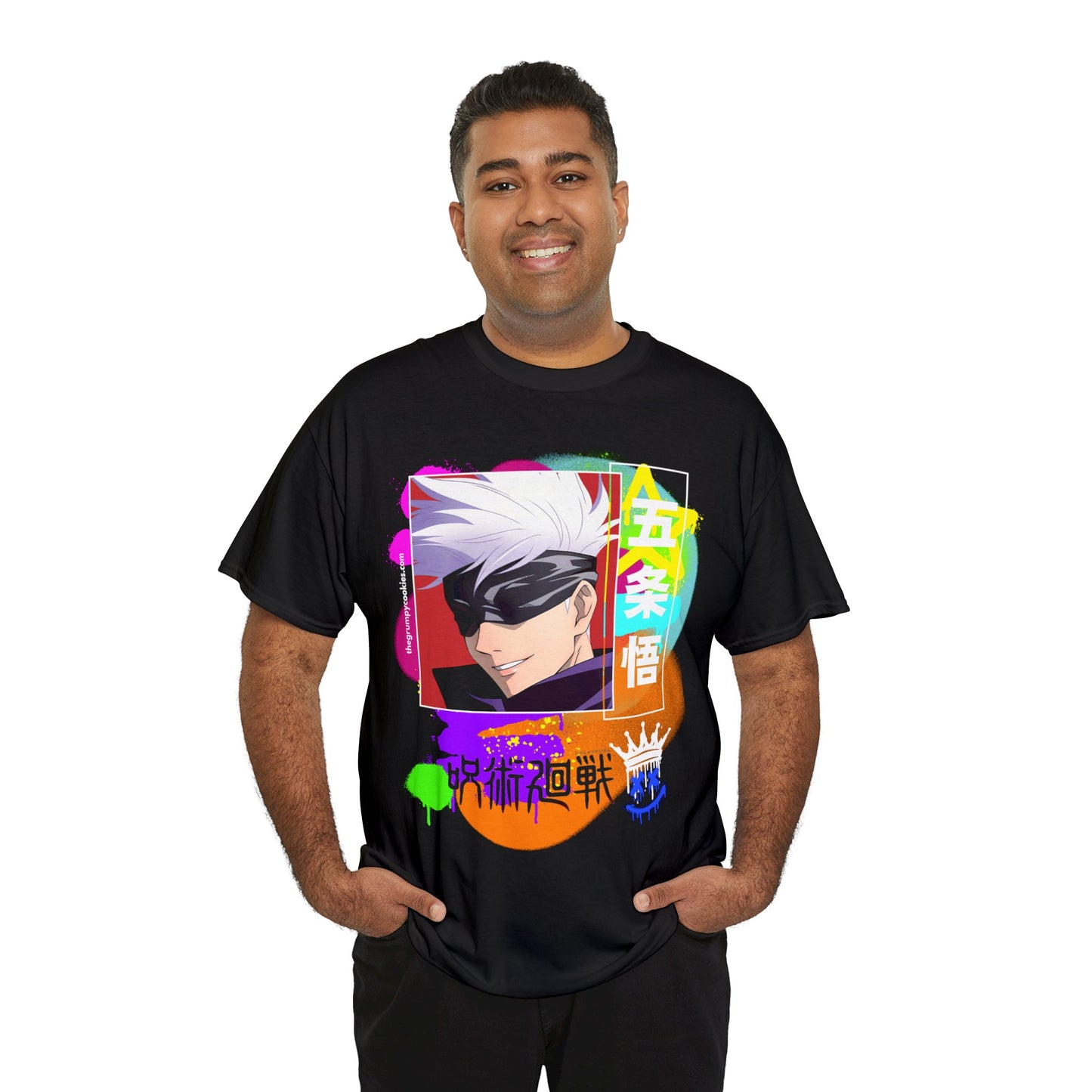 Jujutsu Kaisen - Gojo's Side Smile Unisex Heavy Cotton Tee