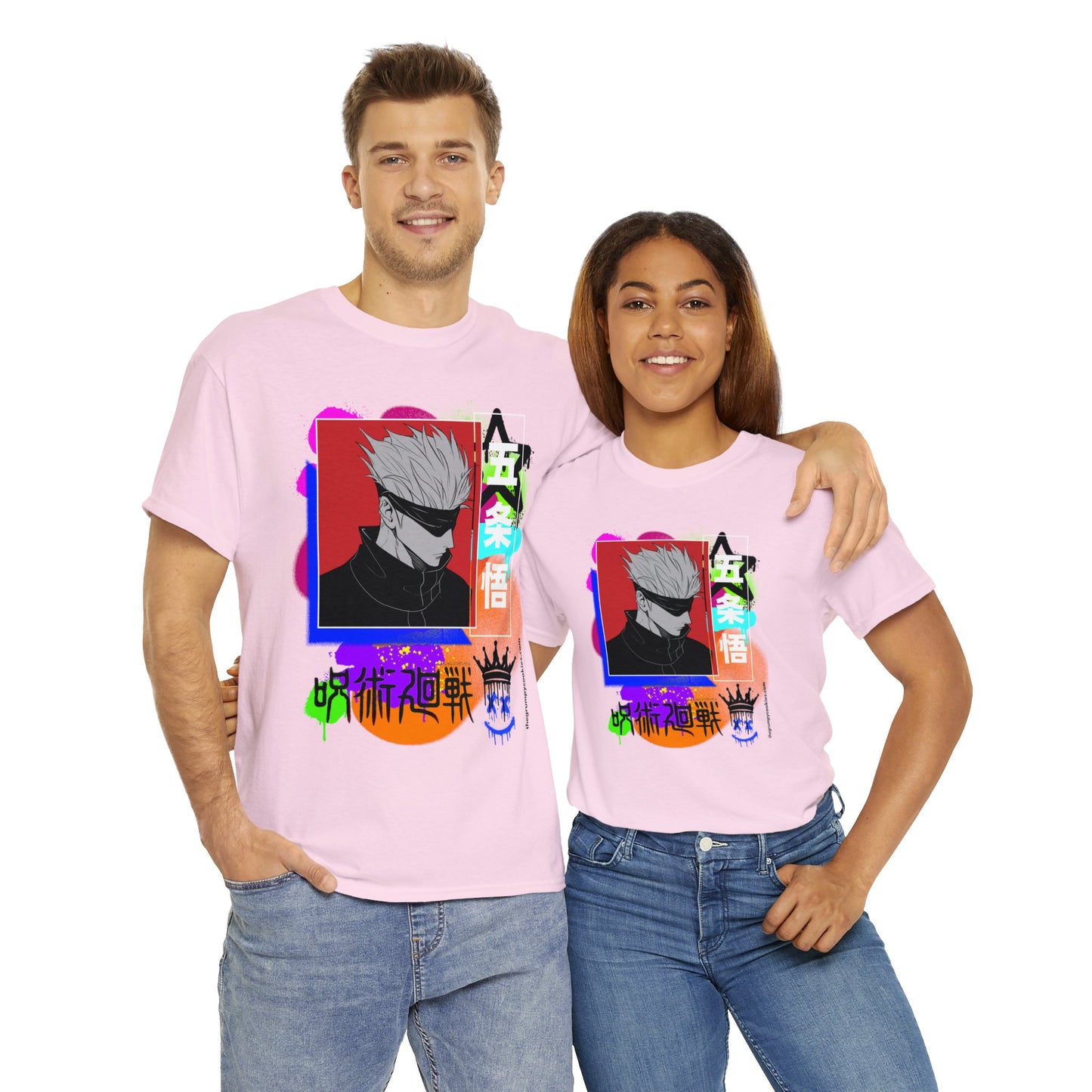 Jujutsu Kaisen - Emo Gojo Unisex Heavy Cotton Tee