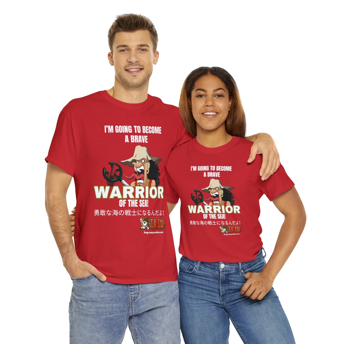 One Piece - Brave-ish Warrior of the Sea Unisex Heavy Cotton Tee