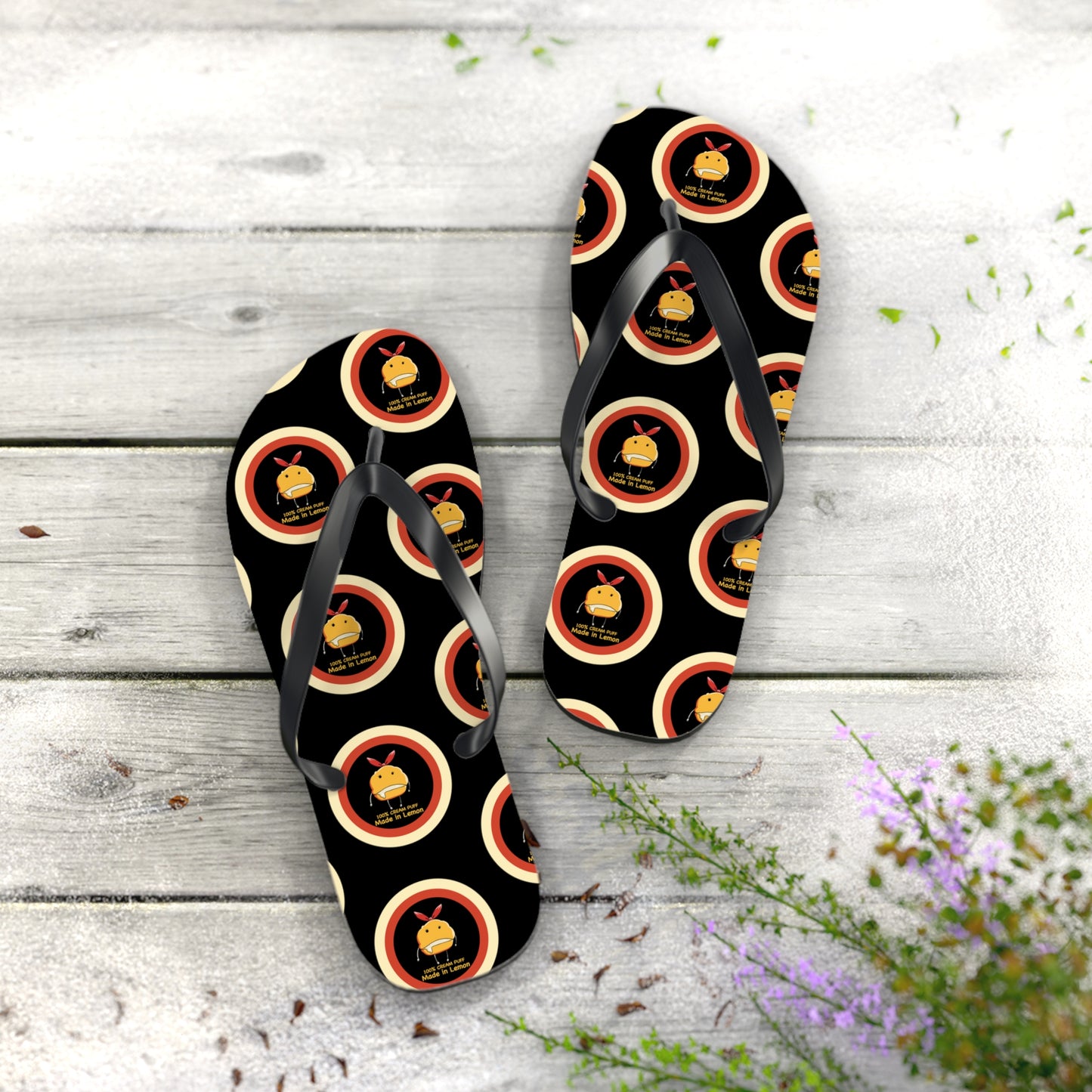 Mashle - Made in Lemon Unisex Flip Flops