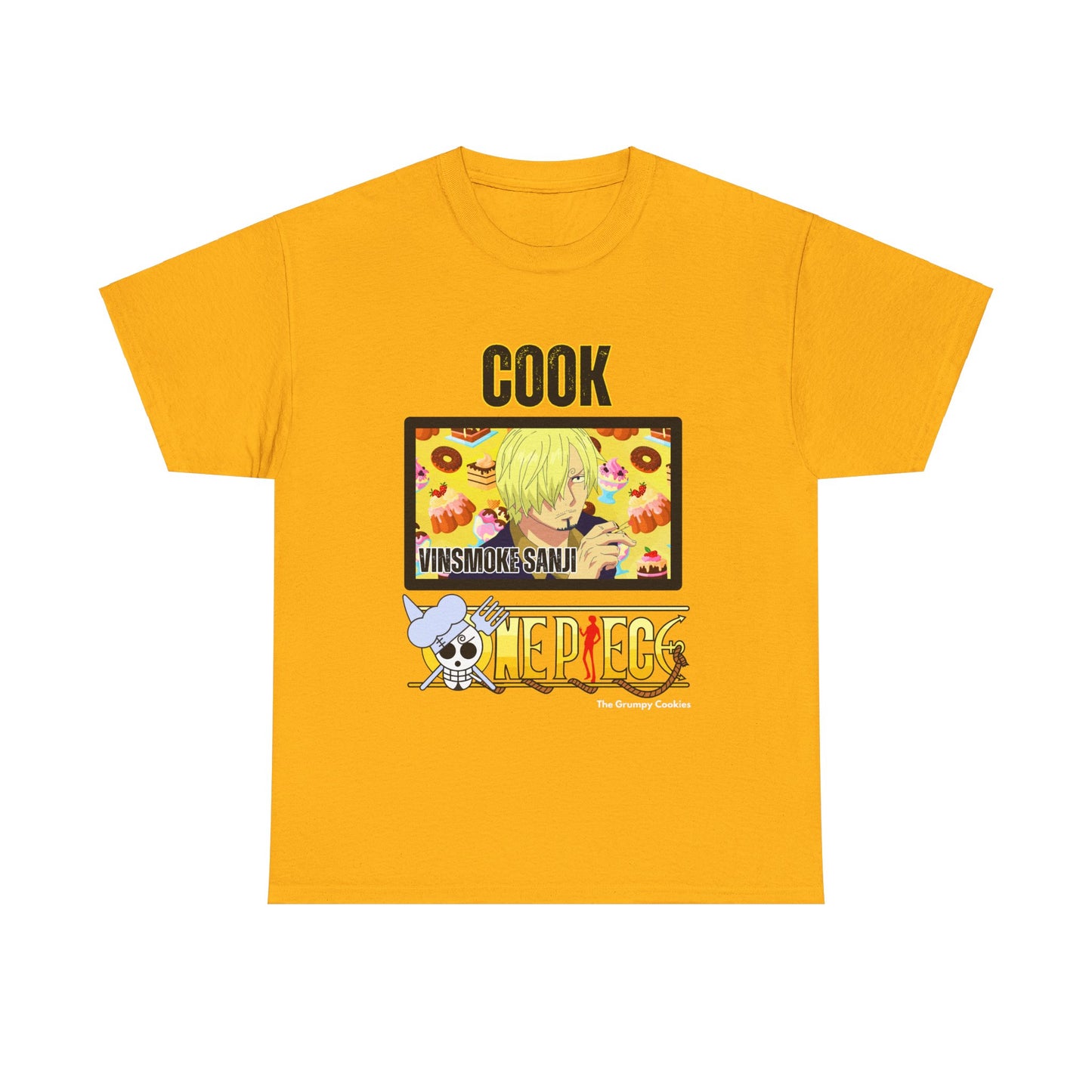 One Piece - Cook Sanji Unisex Heavy Cotton Tee