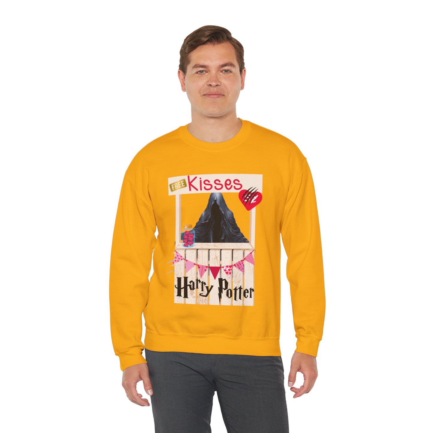 Harry Potter - Free Kisses Unisex Heavy Blend™ Crewneck Sweatshirt
