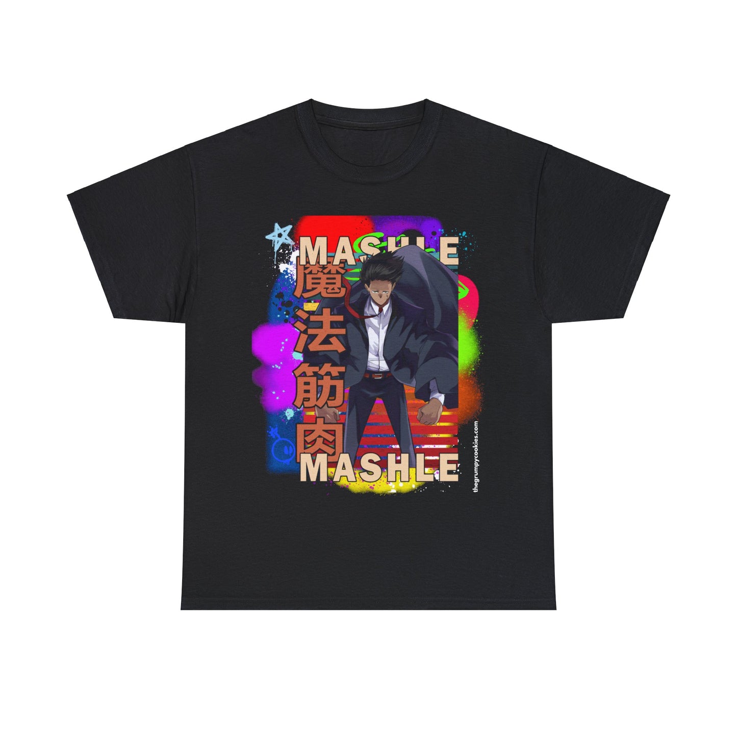Mashle - Mash Burnedead Graffiti Unisex Heavy Cotton Tee