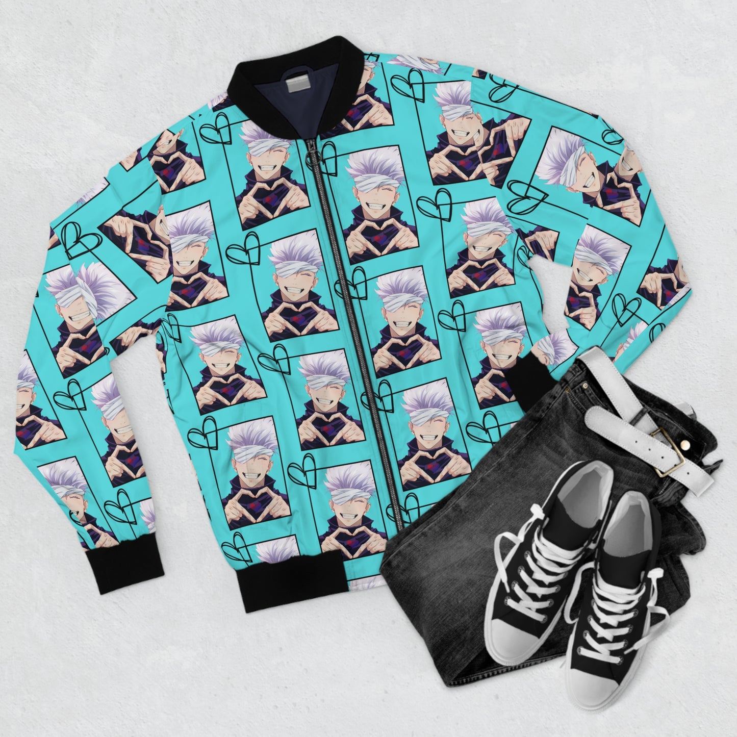 Jujutsu Kaisen - Gojo Loves You Men's Bomber Jacket